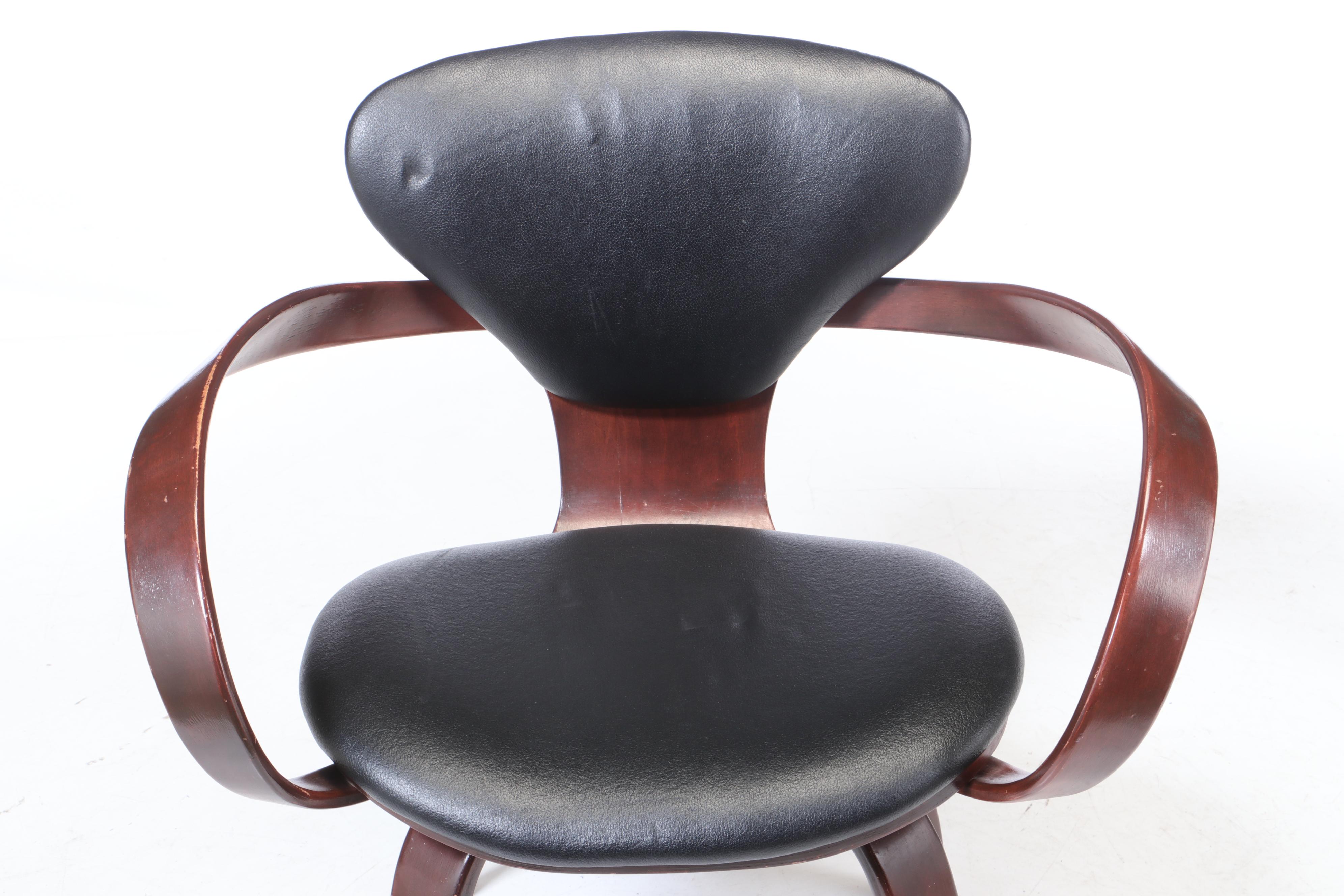 Paul Goldman for Levenger, Mid Century Modern Bentwood "Pretzel" Armchair