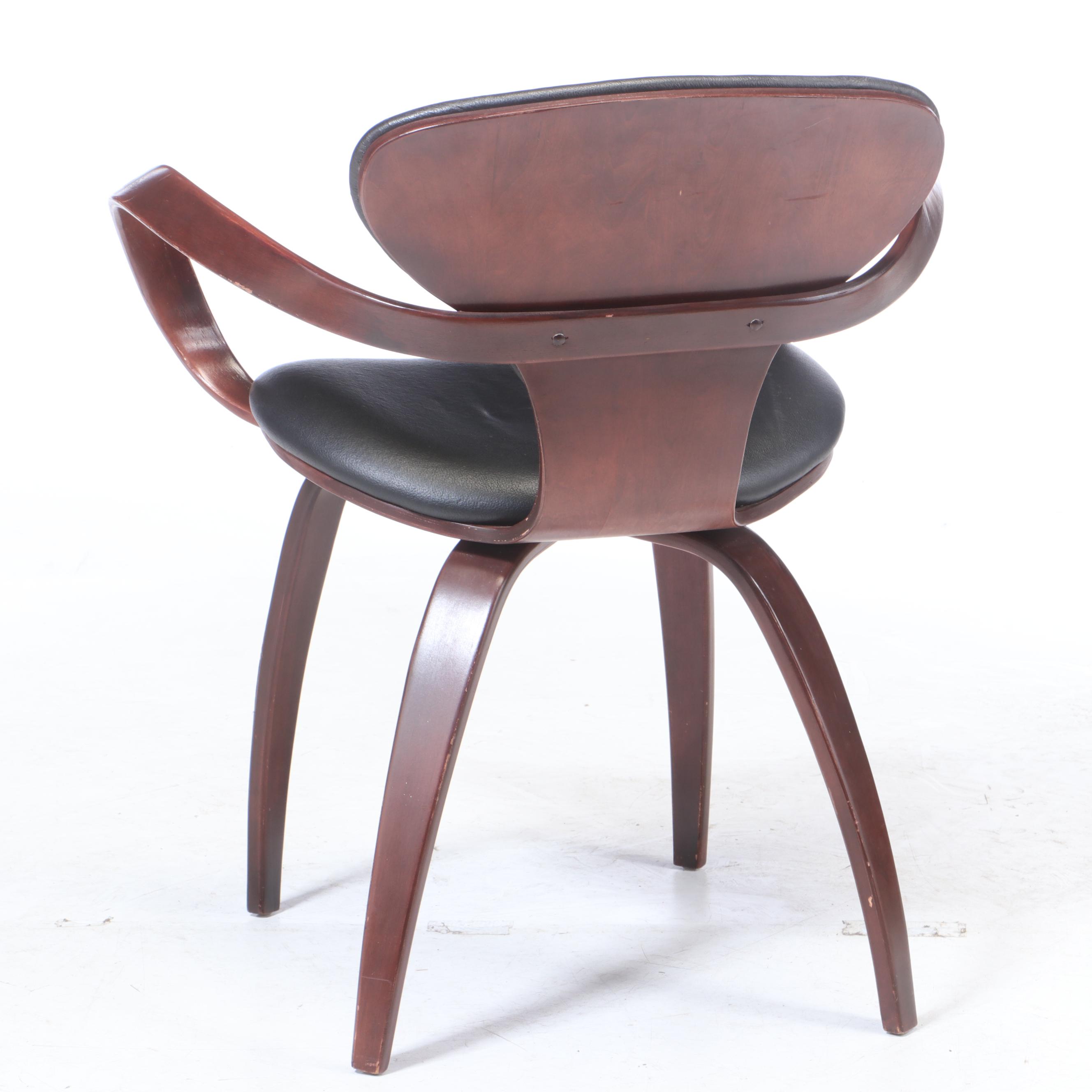 Paul Goldman for Levenger, Mid Century Modern Bentwood "Pretzel" Armchair