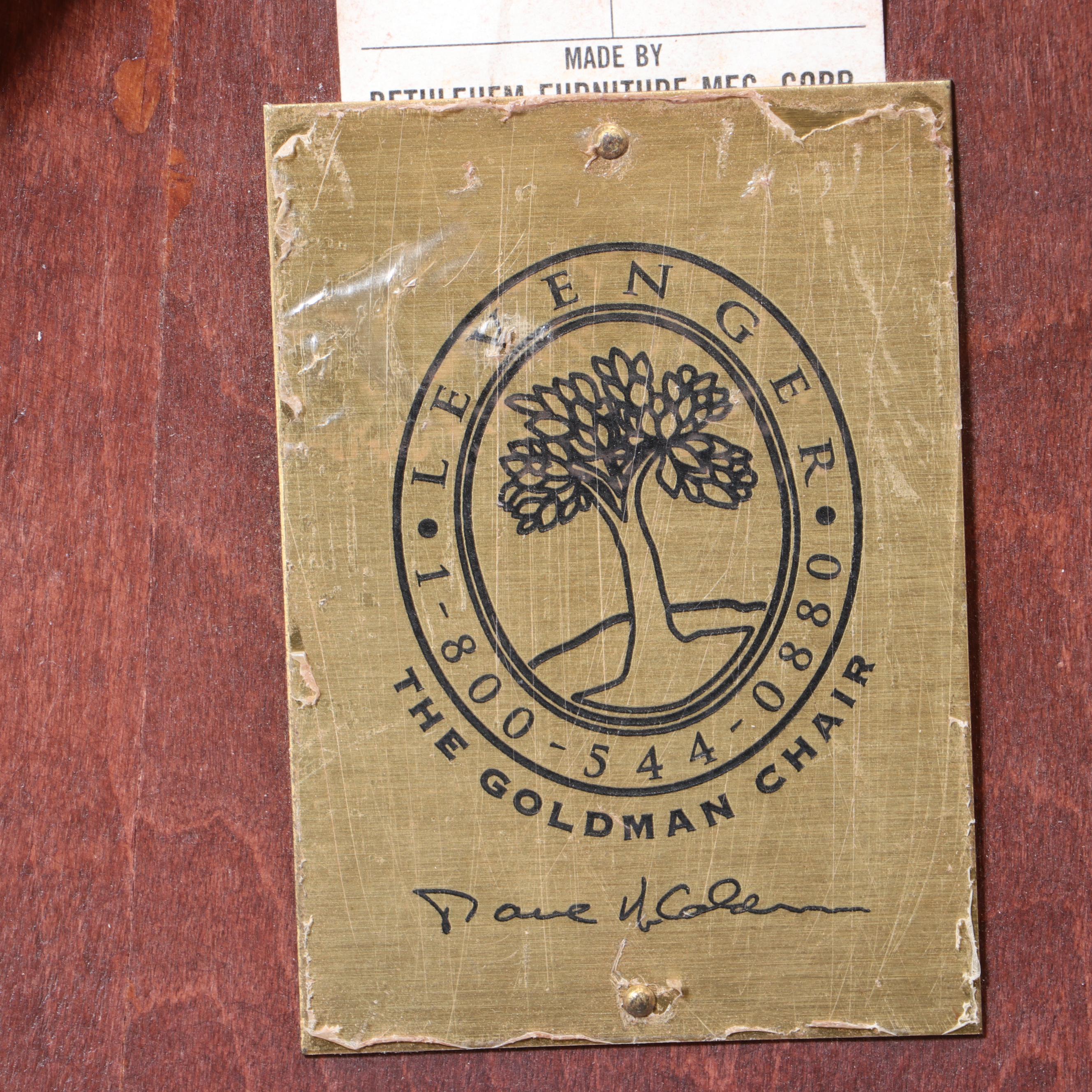 Paul Goldman for Levenger, Mid Century Modern Bentwood "Pretzel" Armchair