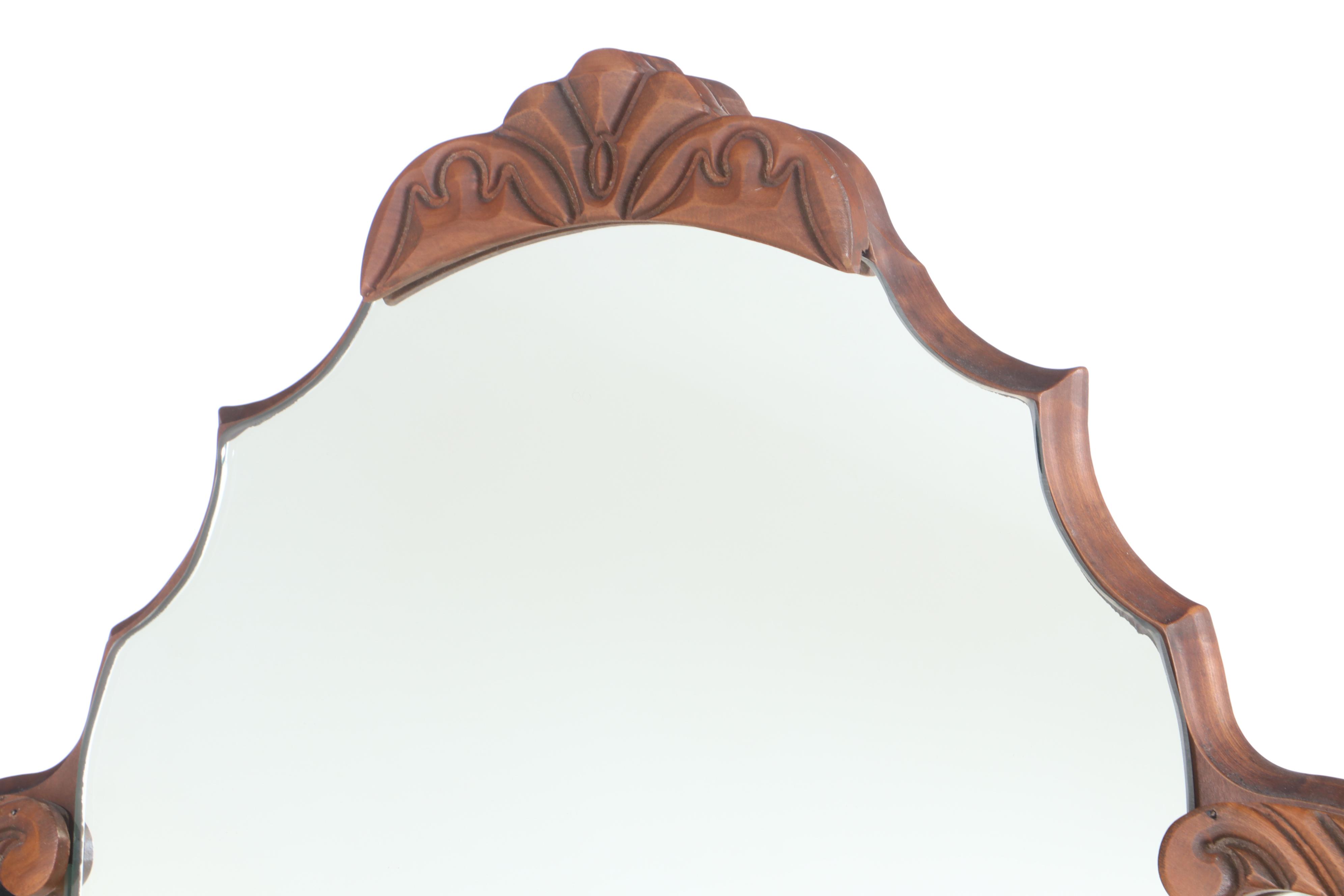 Baroque Style Vanity with Mirror, 1930s