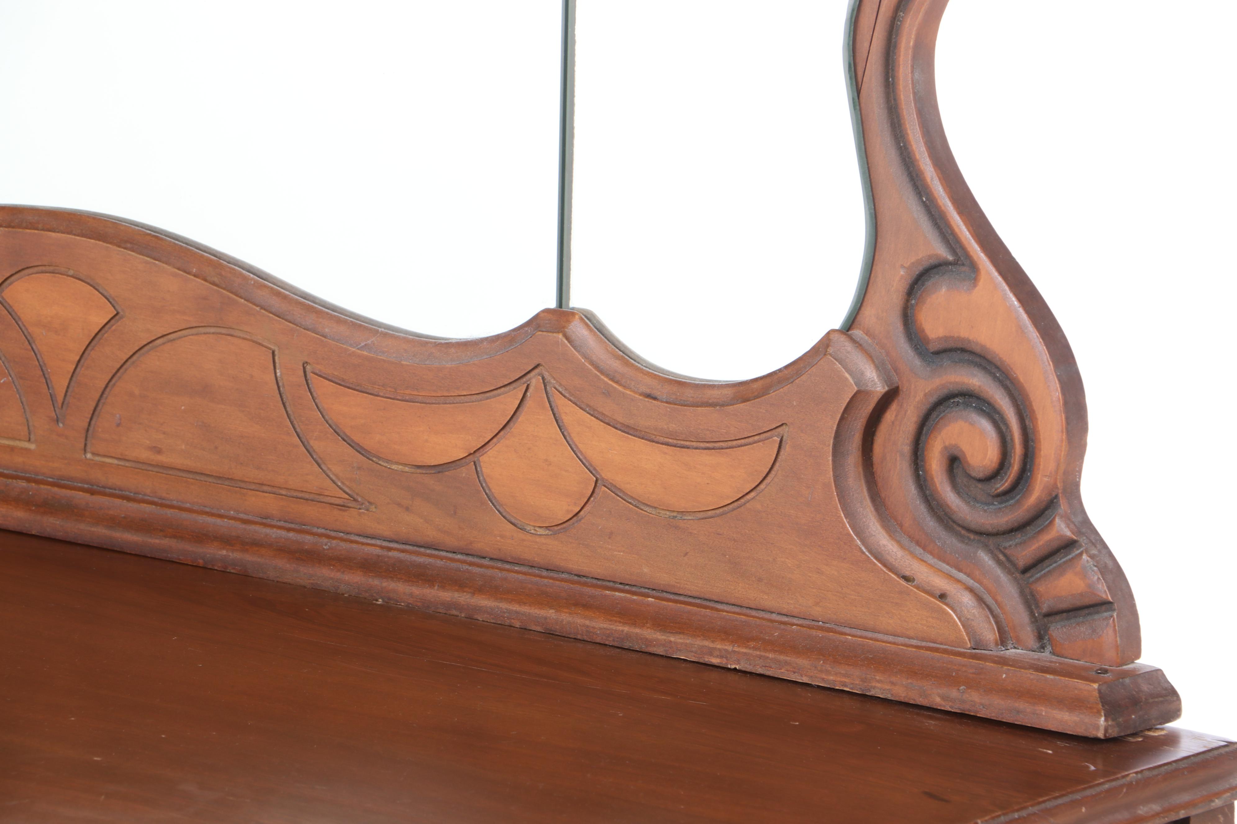 Baroque Style Vanity with Mirror, 1930s