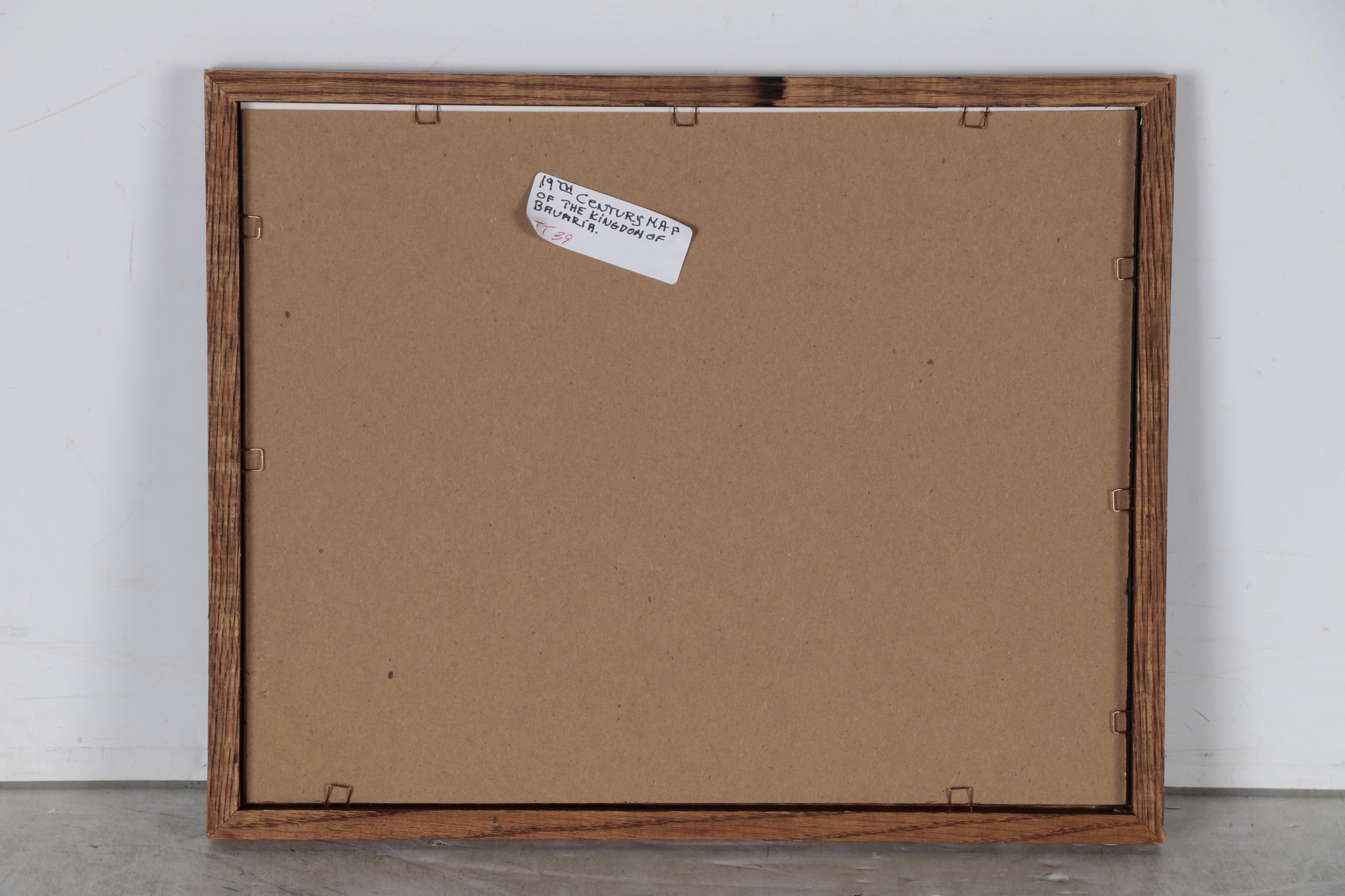 Copperplate Engraving "An Accurate Map of the Kingdom of Bohemia", Circa 1760