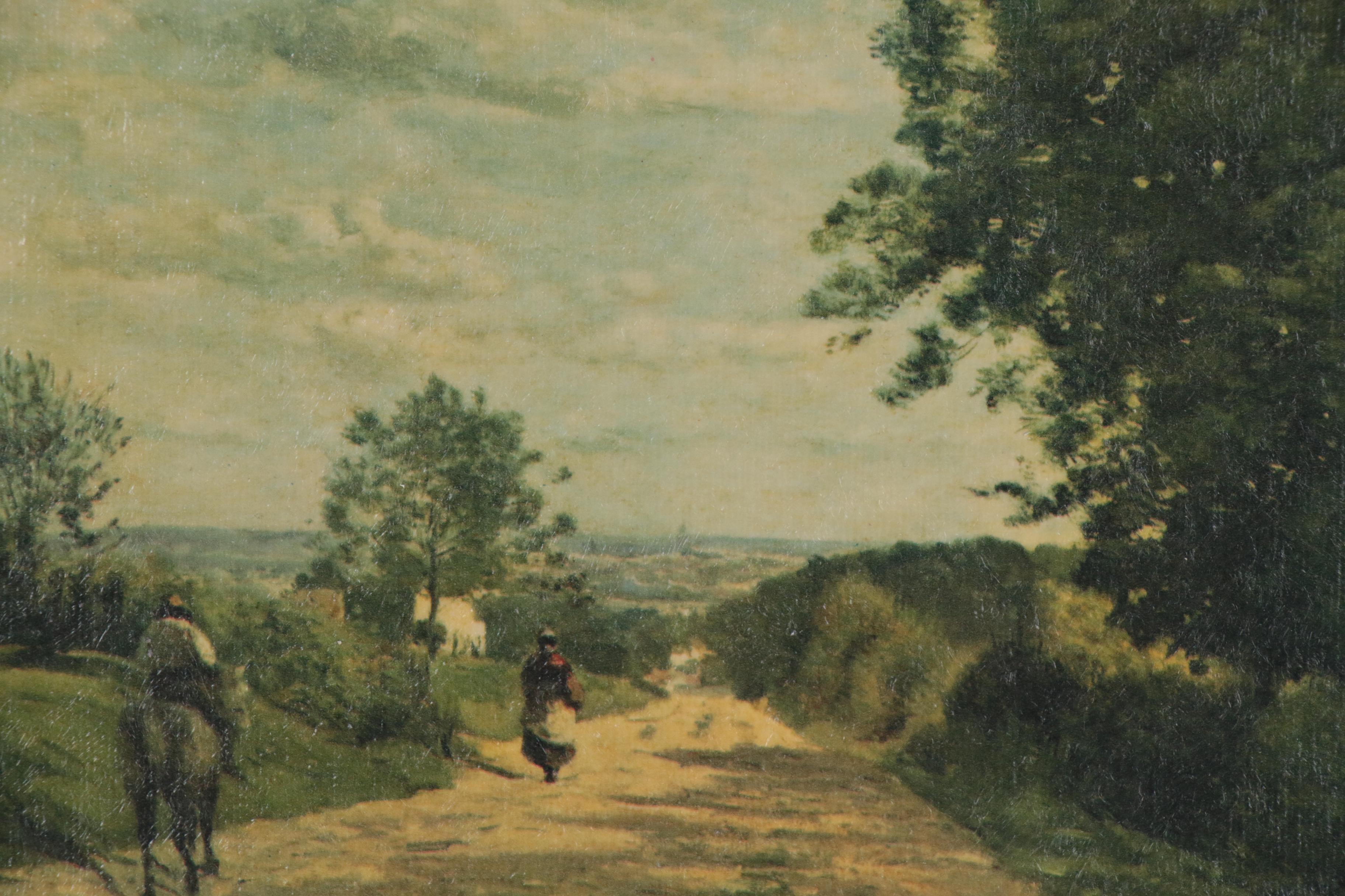 Giclée after Jean Baptiste Corot "The Road to Sevres"