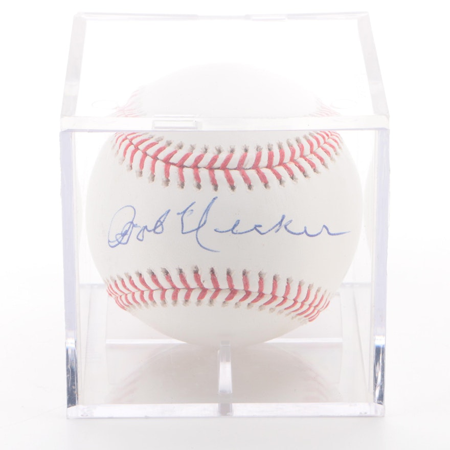 Bob Uecker Signed Major League Baseball  COA