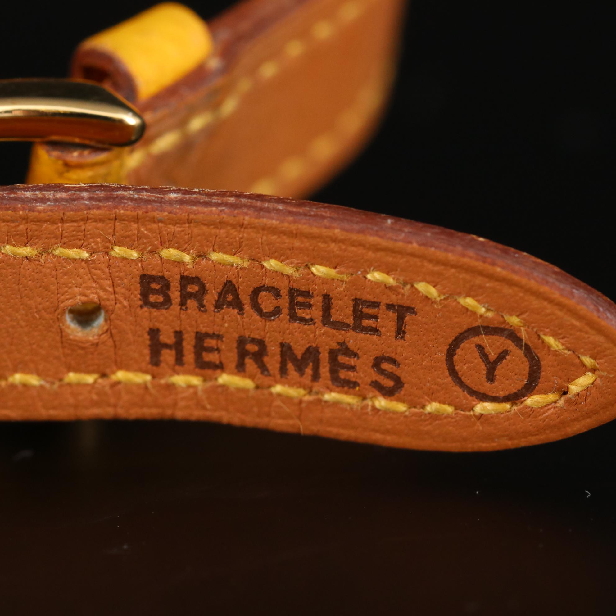 Hermes Kelly Gold Tone Quartz Watch