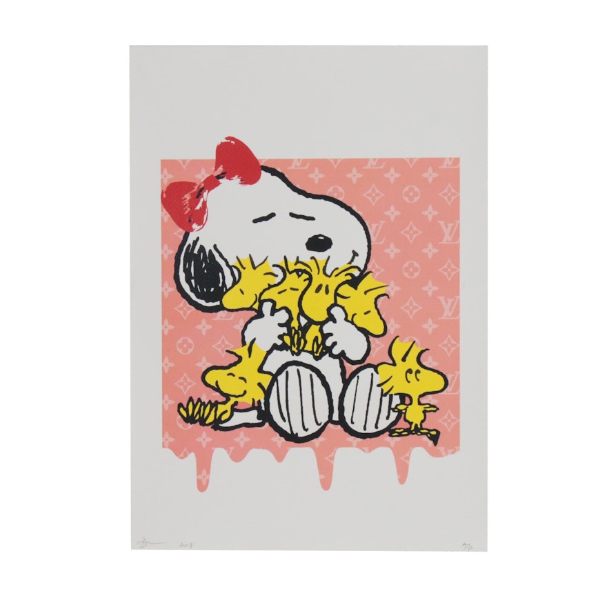 Death NYC Graphic Print of Snoopy
