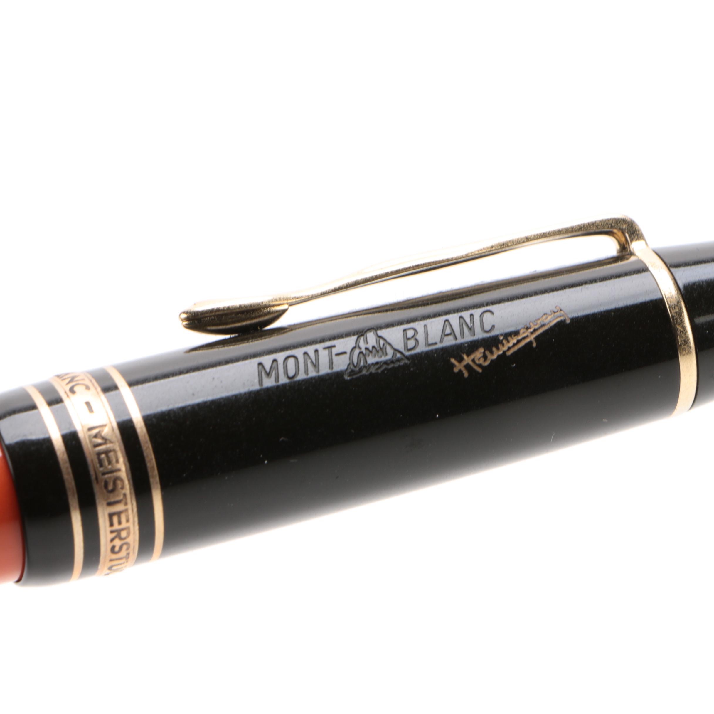 Montblanc "Hemingway" Limited Edition Ballpoint Pen With Original Box, 1992