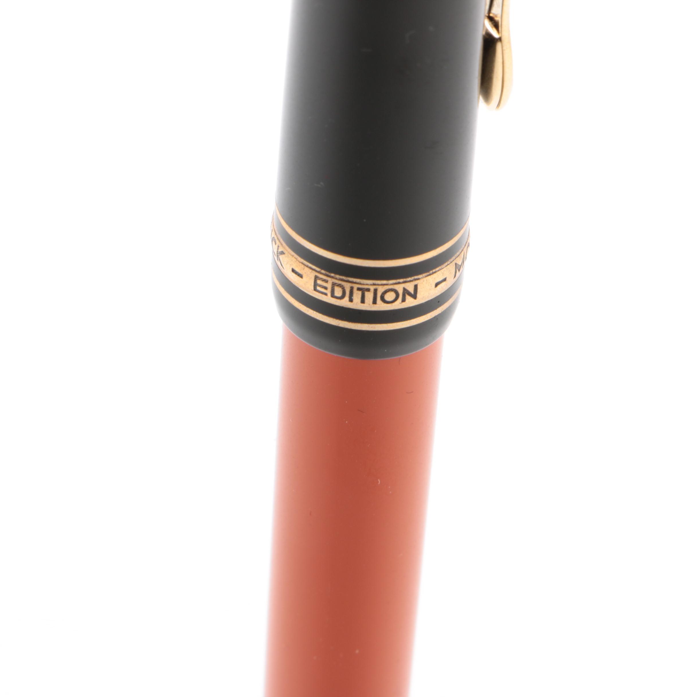 Montblanc "Hemingway" Limited Edition Ballpoint Pen With Original Box, 1992