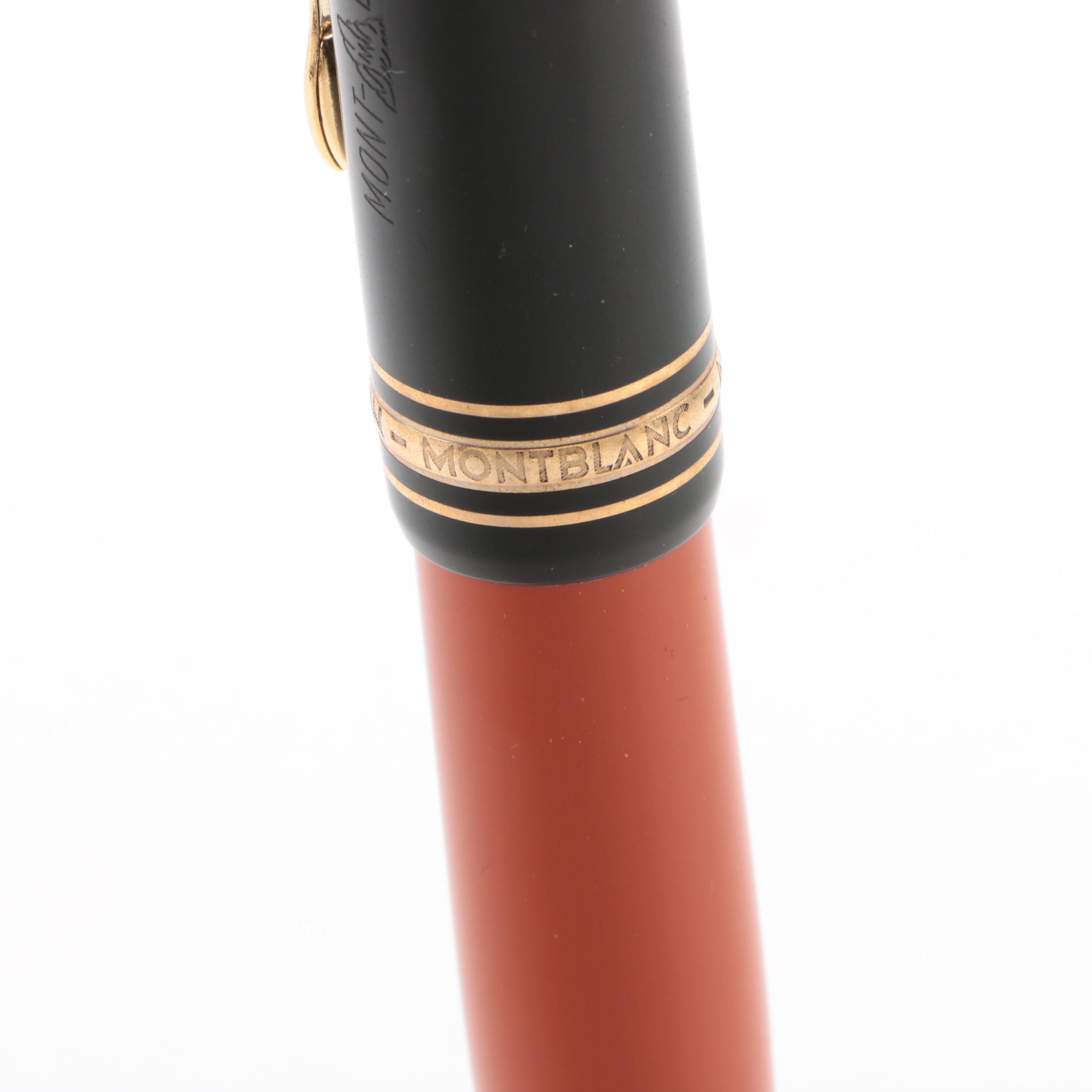 Montblanc "Hemingway" Limited Edition Fountain Pen With Original Box, 1992