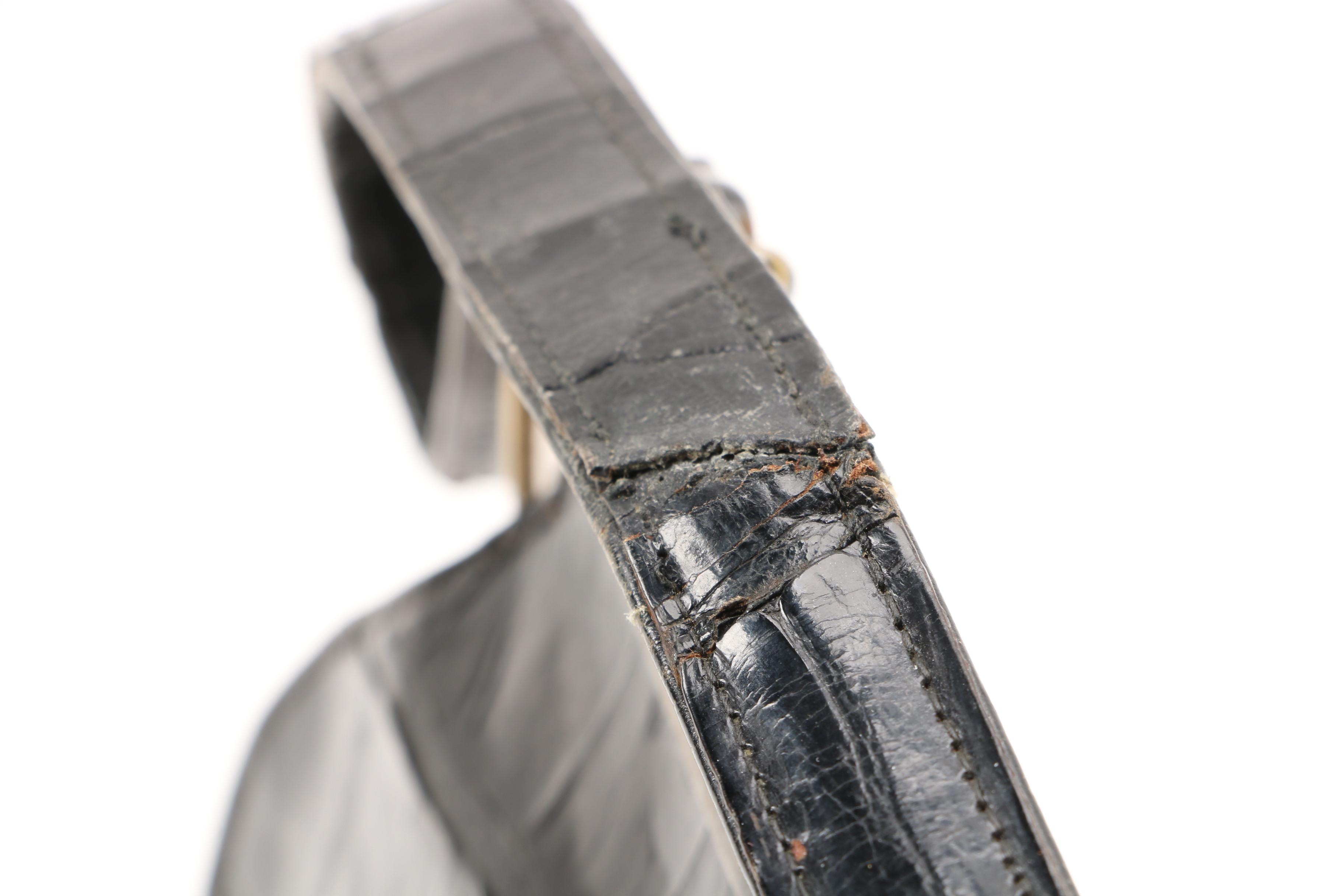 Black Crocodile and Alligator Handbags Including Rike Kumler Co., Vintage