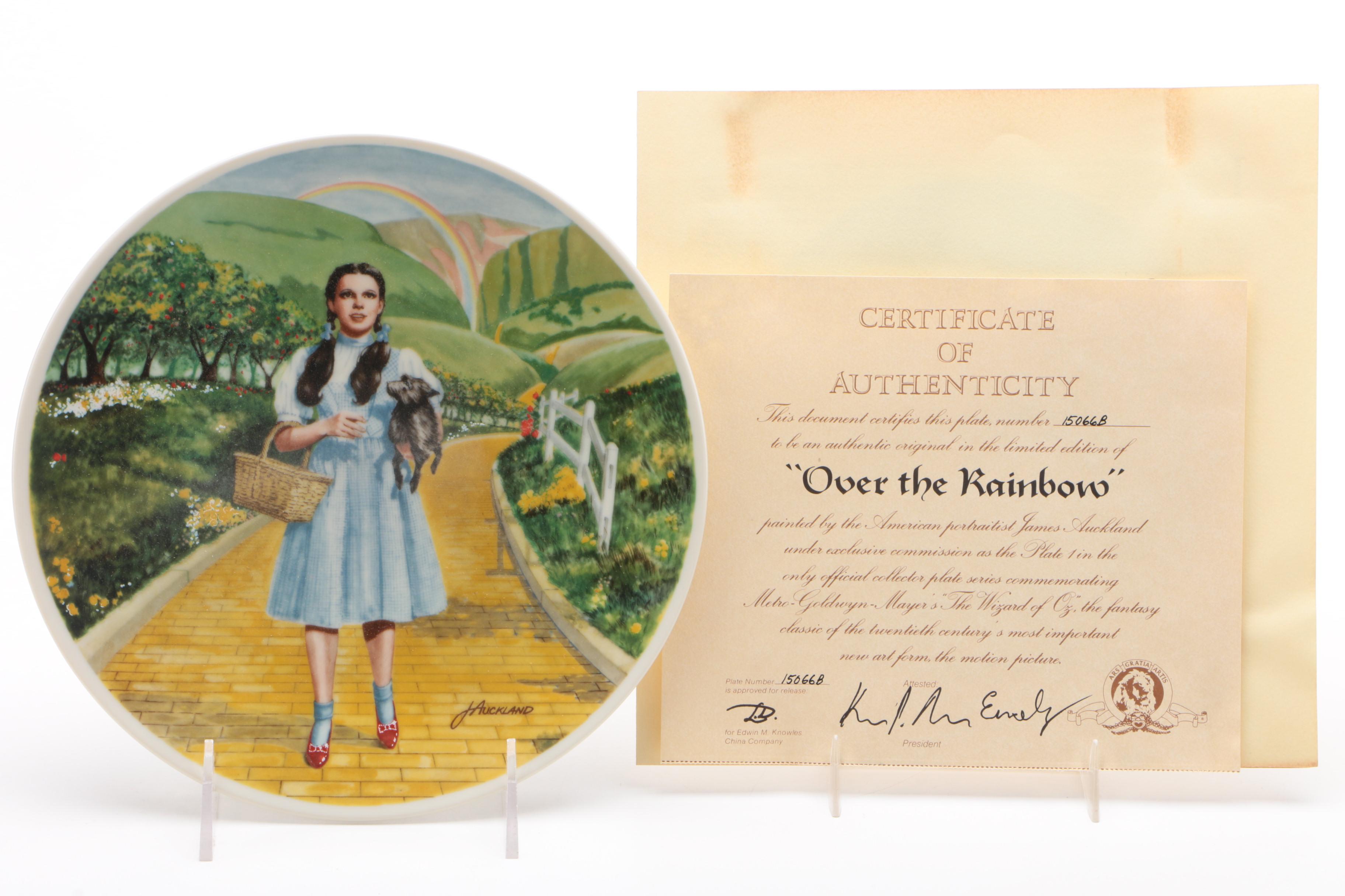Knowles "Wizard of Oz" Collector Plates in Original Packaging, 1977