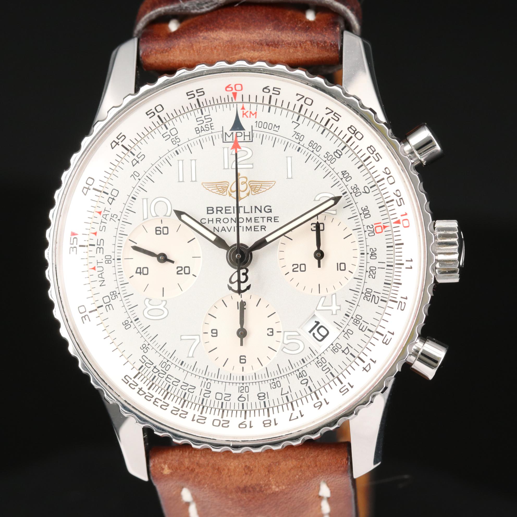 Breitling Navitimer Stainless Steel Automatic Chronograph Watch
