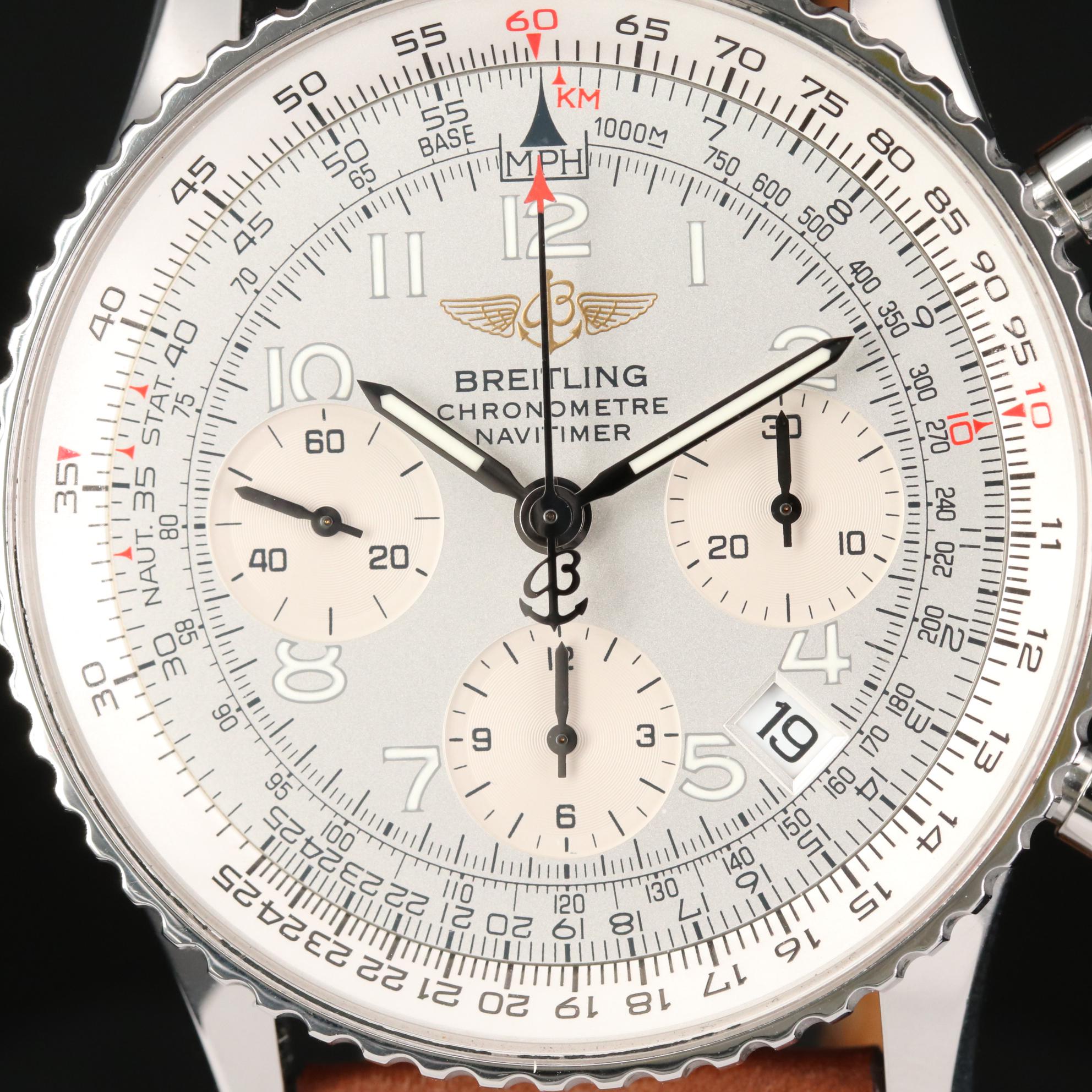 Breitling Navitimer Stainless Steel Automatic Chronograph Watch