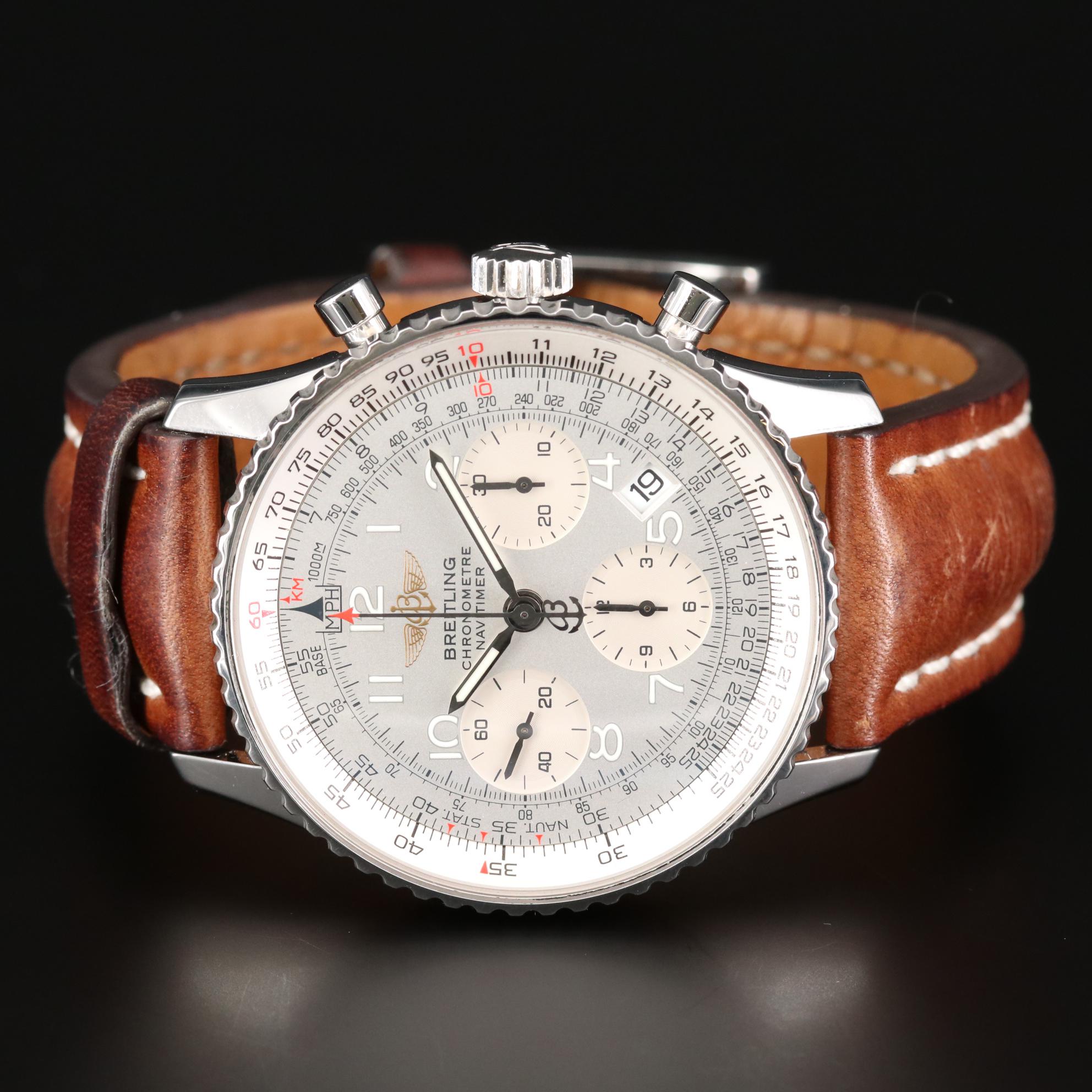Breitling Navitimer Stainless Steel Automatic Chronograph Watch