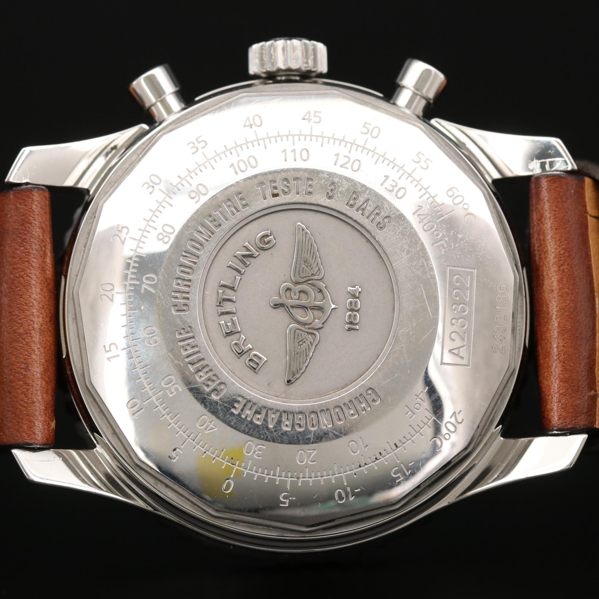 Breitling Navitimer Stainless Steel Automatic Chronograph Watch