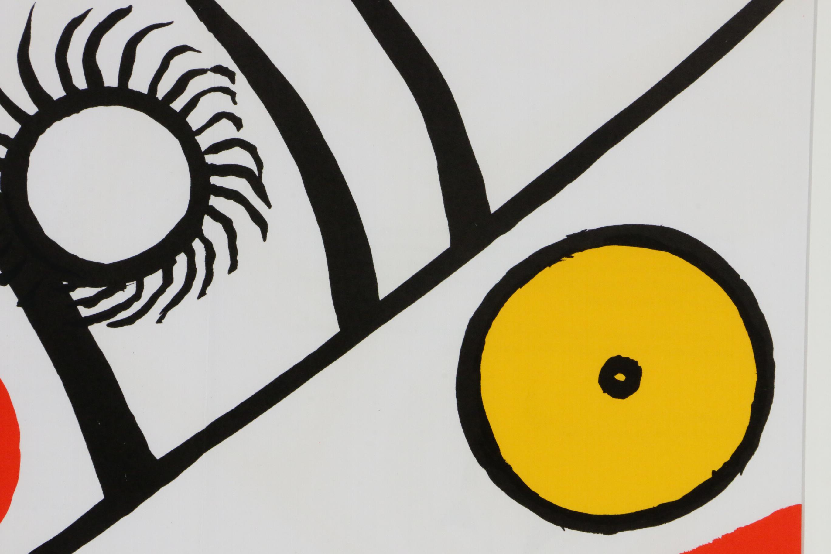 Alexander Calder Double-Page Color Lithograph for "Derrière le Miroir," 1976