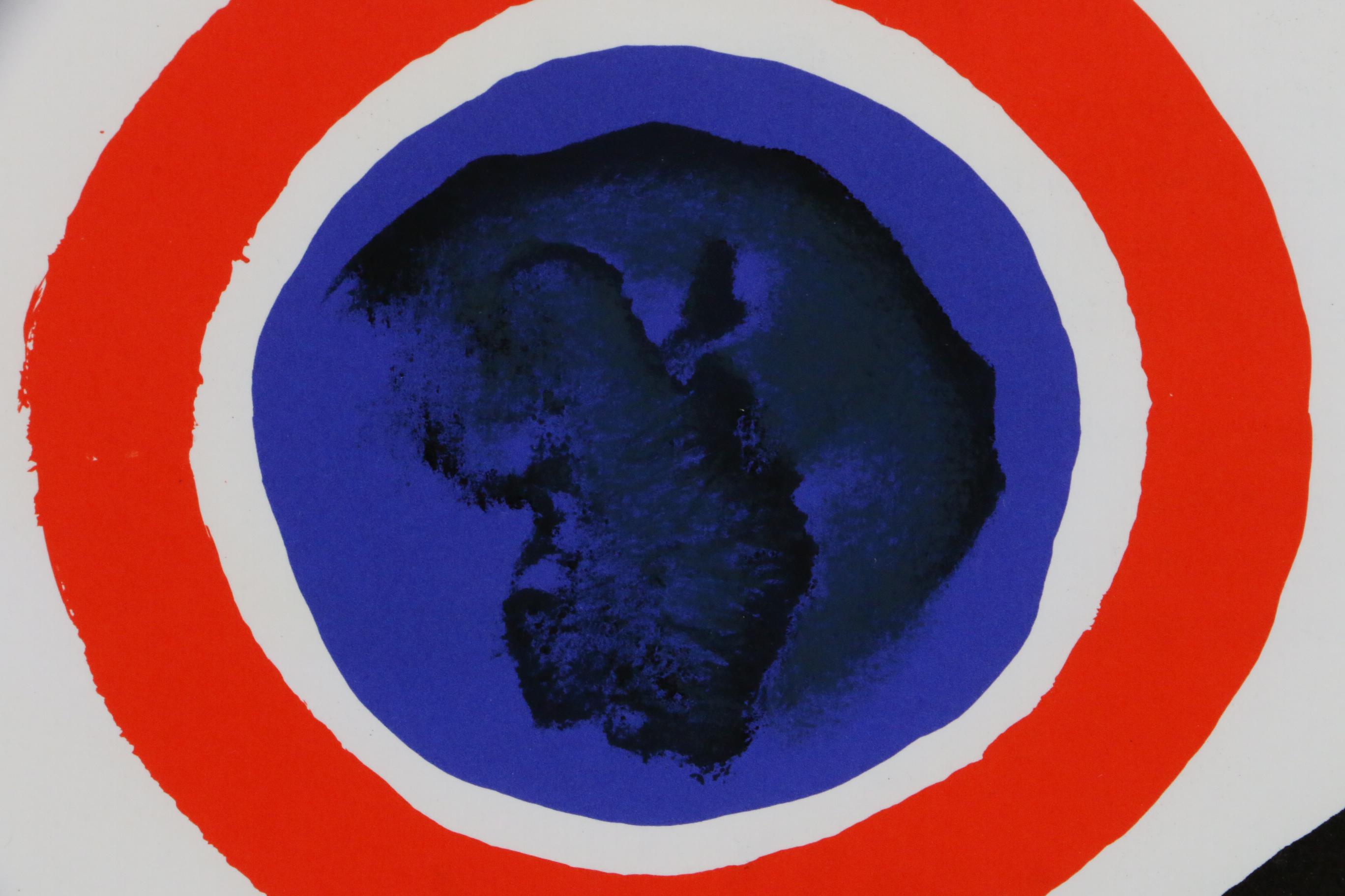 Alexander Calder Double-Page Color Lithograph for "Derrière le Miroir," 1976