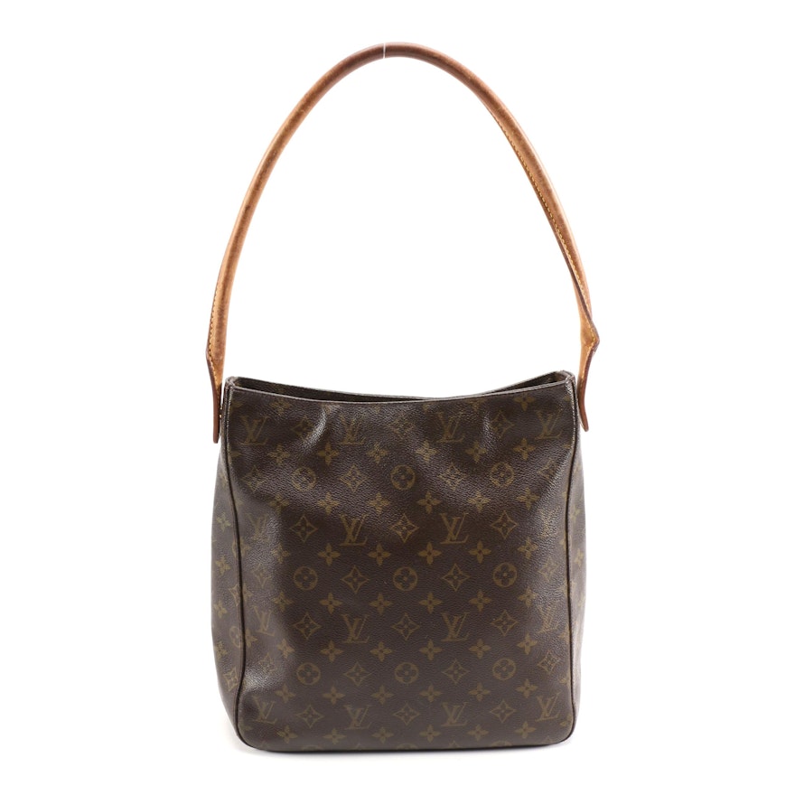 Louis Vuitton Looping GM Shoulder Bag in Monogram Canvas and Vachetta Leather