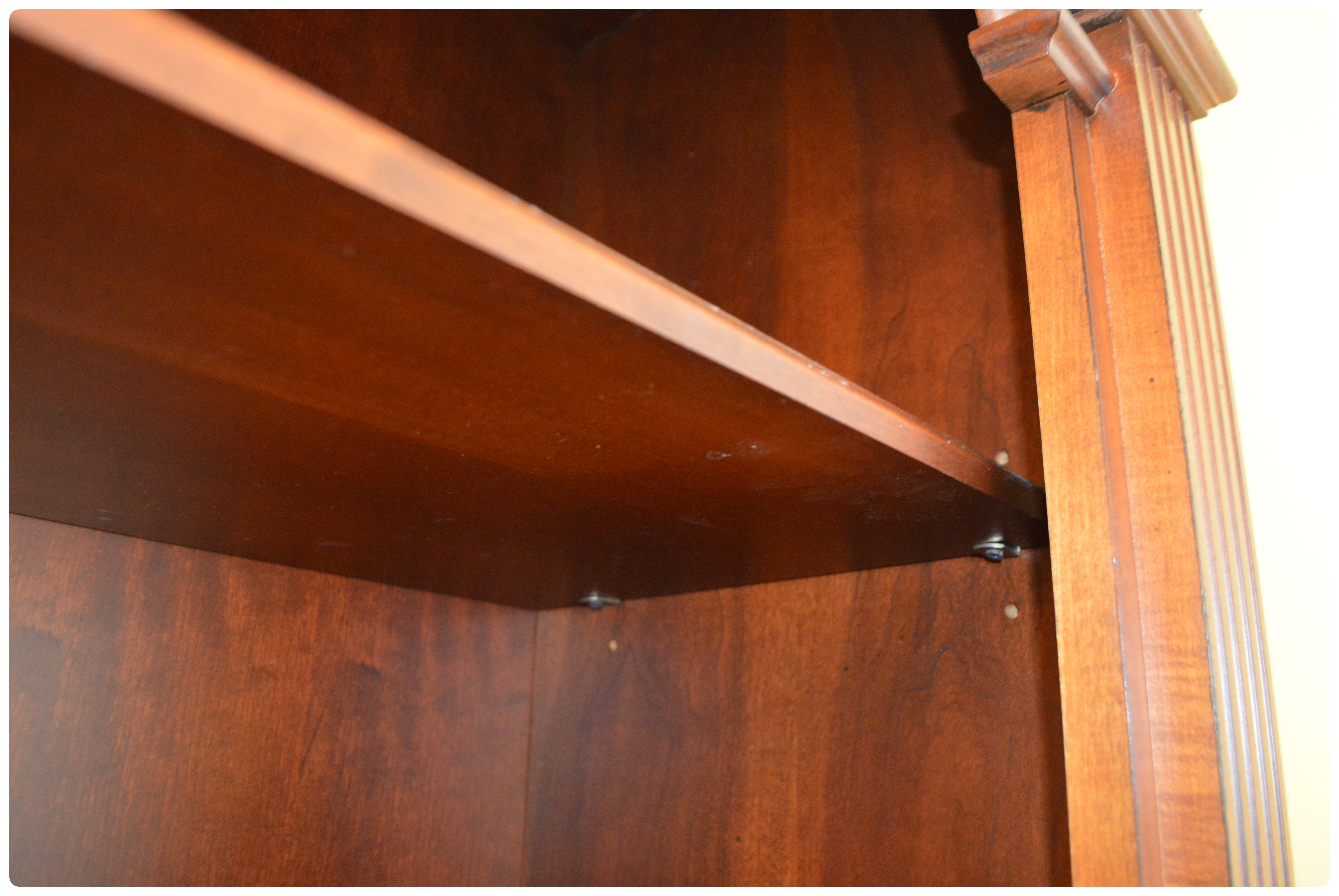 Hooker Mahogany Computer Desk with Bookcase Hutch, Contemporary