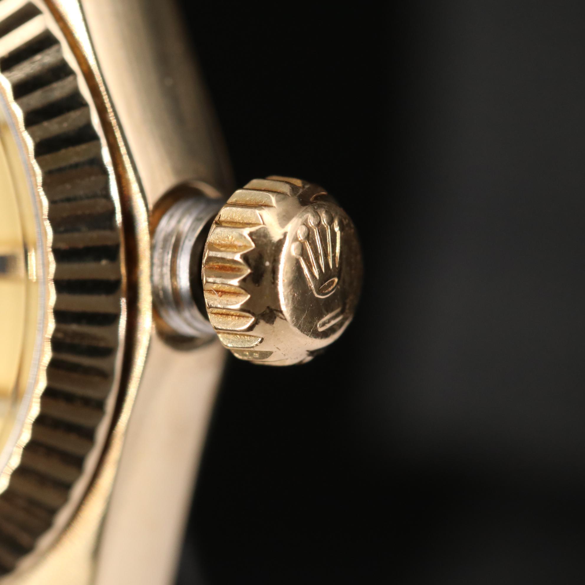 14K Gold Rolex Oyster Perpetual Automatic Watch, 1981