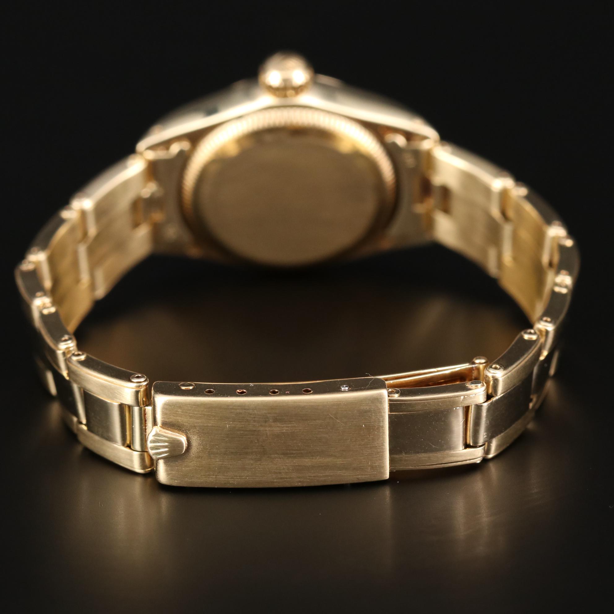 14K Gold Rolex Oyster Perpetual Automatic Watch, 1981