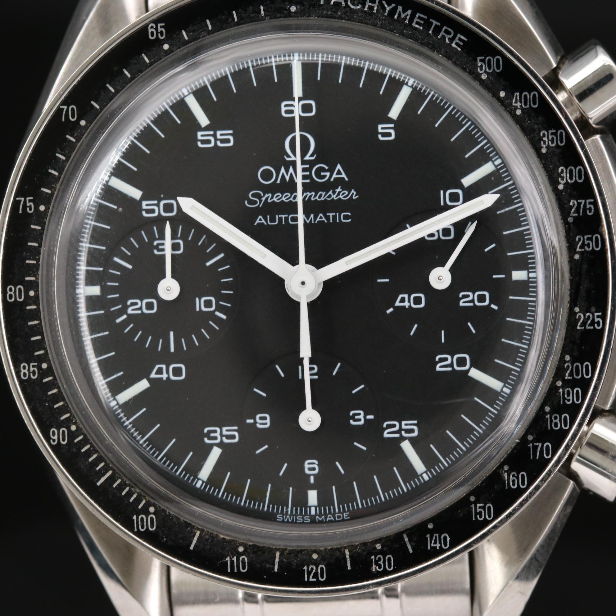 Omega Speedmaster Reduced Stainless Steel Automatic Watch