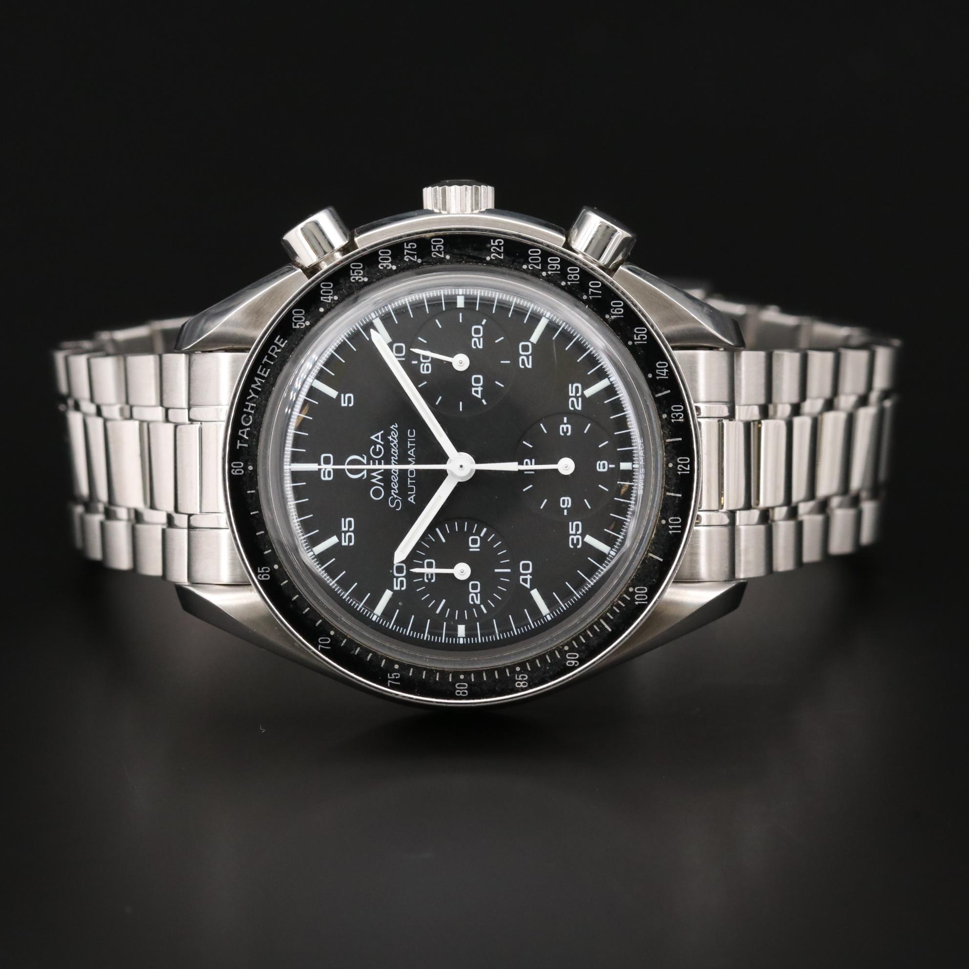 Omega Speedmaster Reduced Stainless Steel Automatic Watch