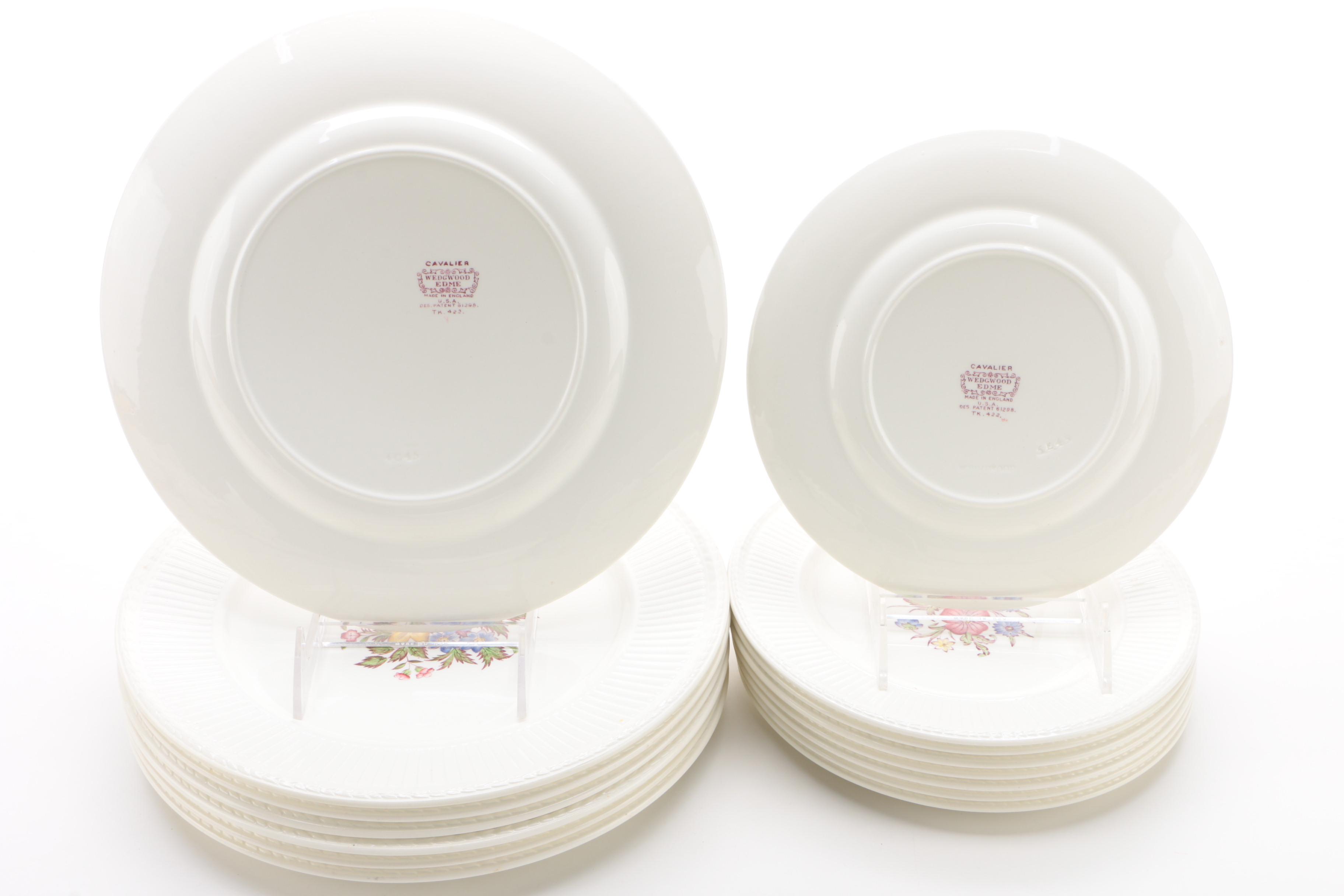 Wedgwood "Cavalier Meadow" Earthenware Dinnerware, Mid-20th Century