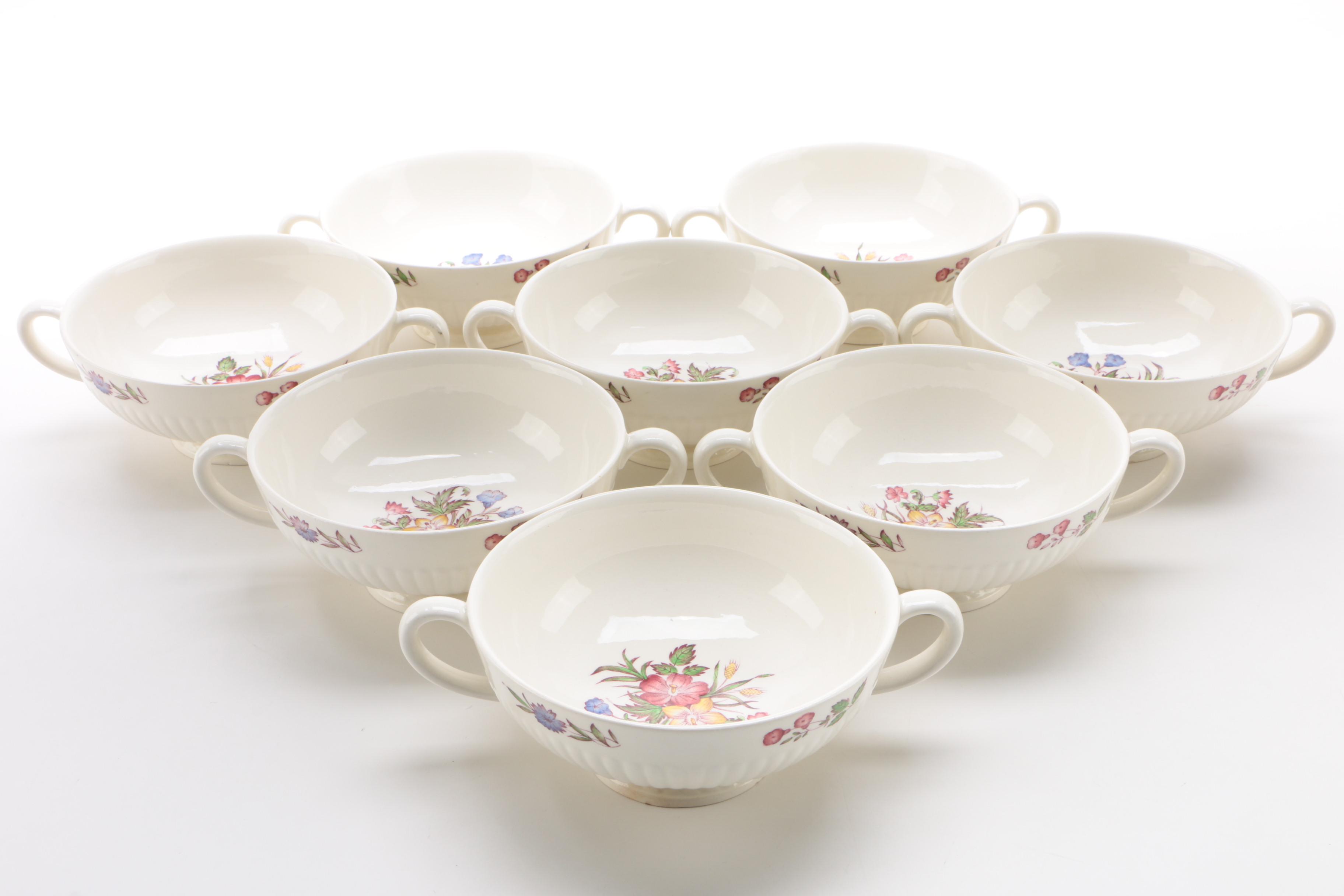 Wedgwood "Cavalier Meadow" Earthenware Dinnerware, Mid-20th Century
