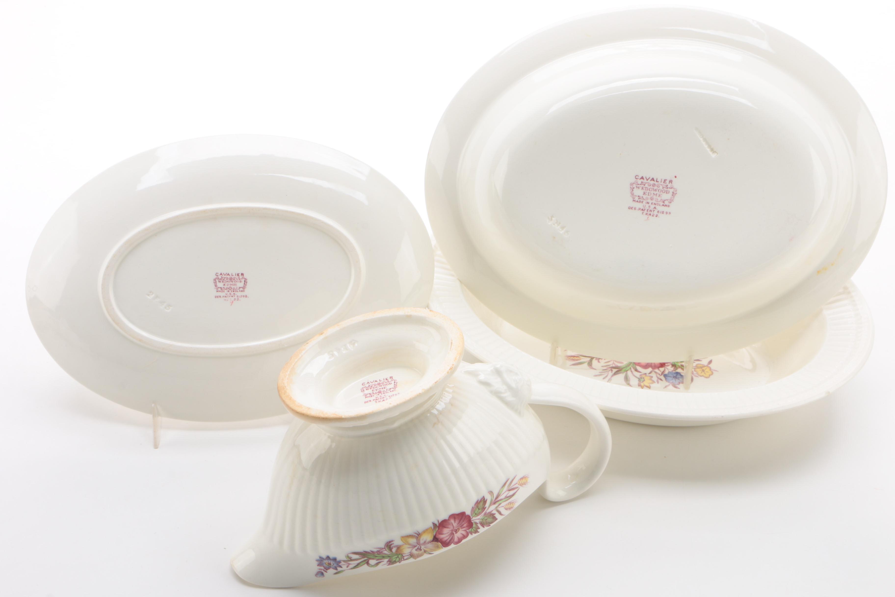 Wedgwood "Cavalier Meadow" Earthenware Dinnerware, Mid-20th Century