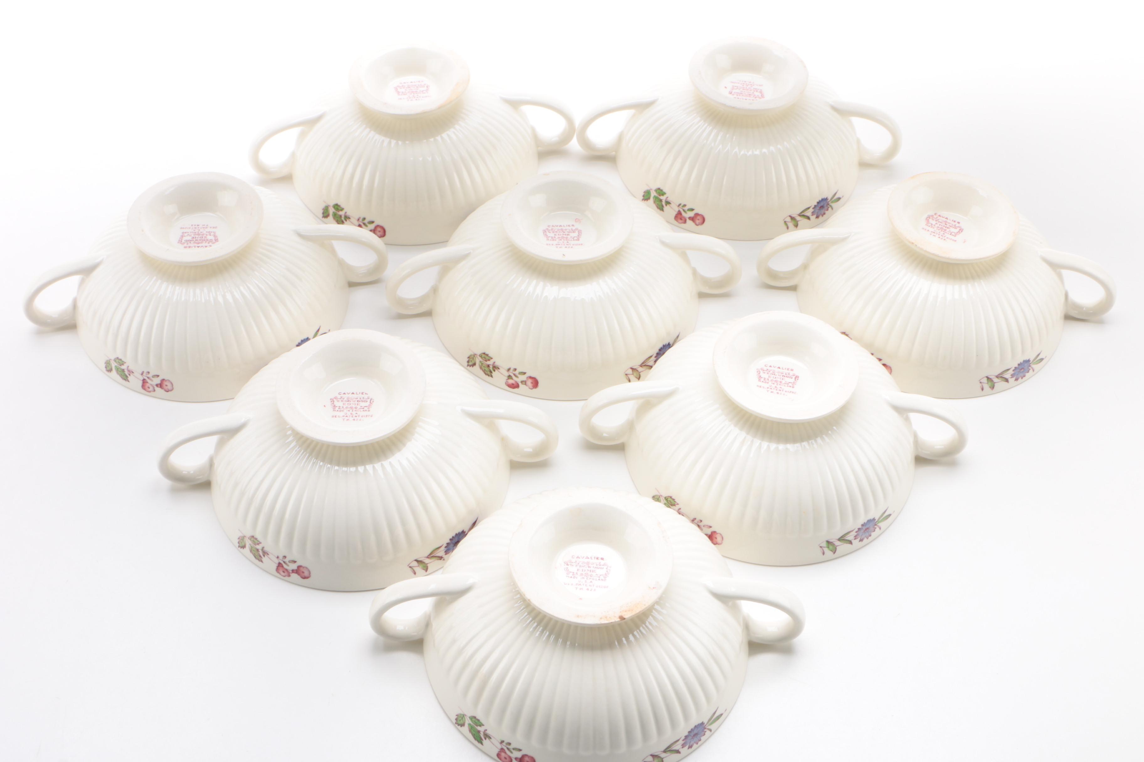 Wedgwood "Cavalier Meadow" Earthenware Dinnerware, Mid-20th Century