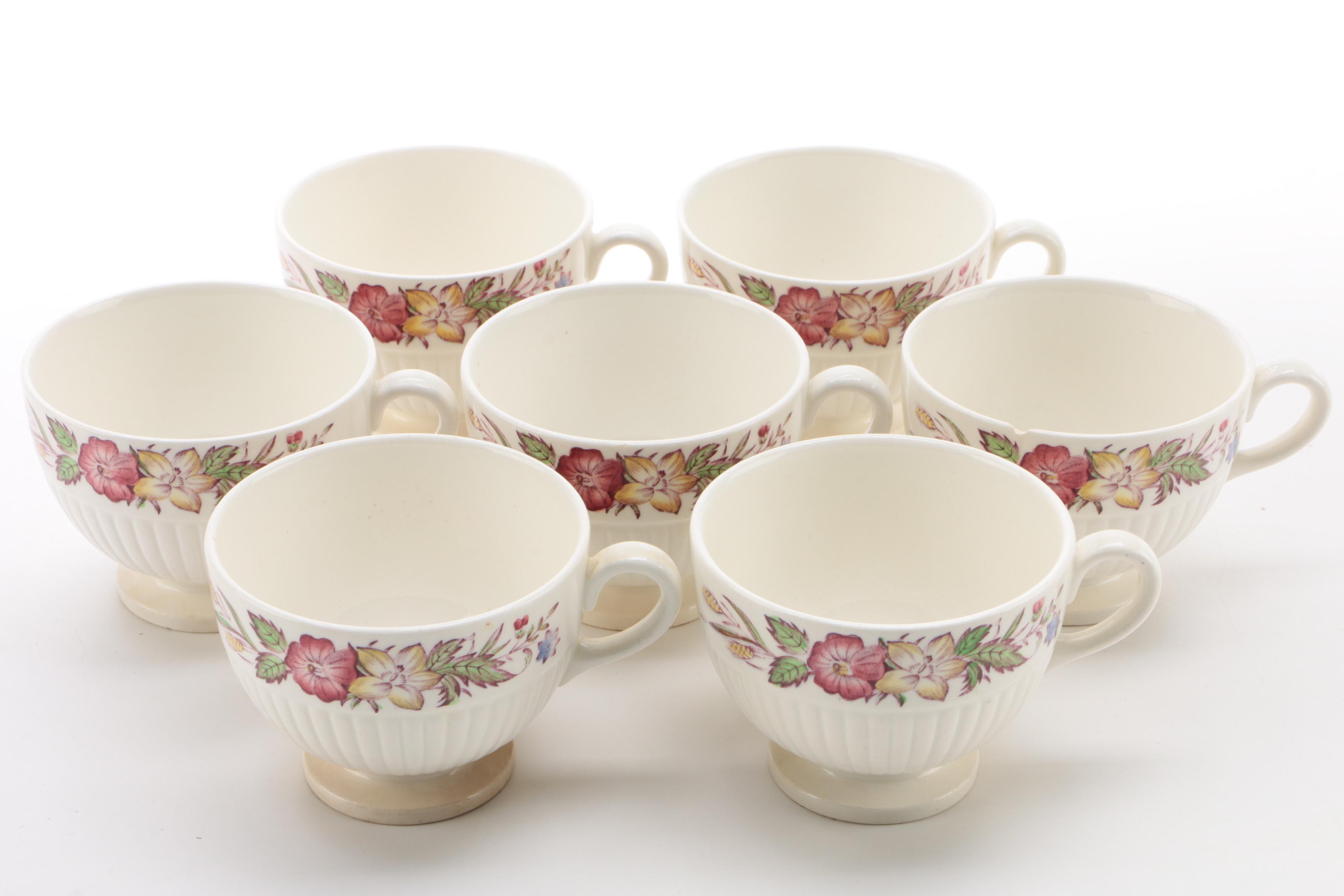 Wedgwood "Cavalier Meadow" Earthenware Dinnerware, Mid-20th Century