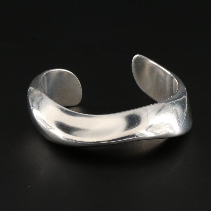 Elsa Peretti for Tiffany & Co. Sterling Silver Swirl Cuff Bracelet