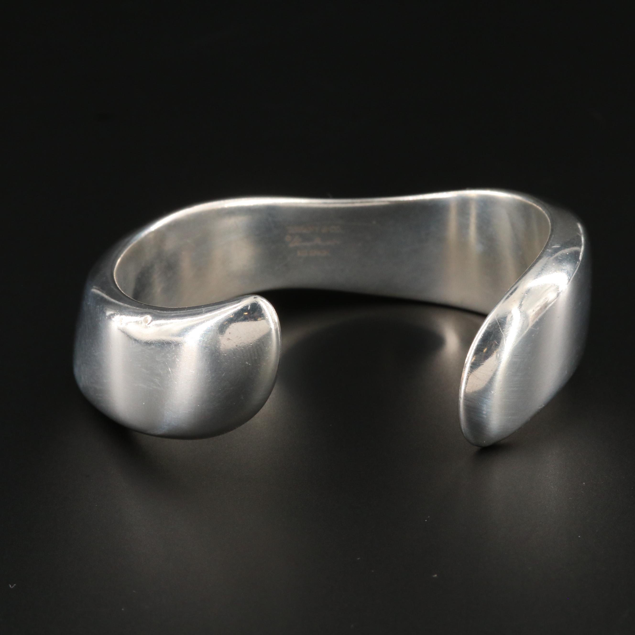 Elsa Peretti for Tiffany & Co. Sterling Silver Swirl Cuff Bracelet