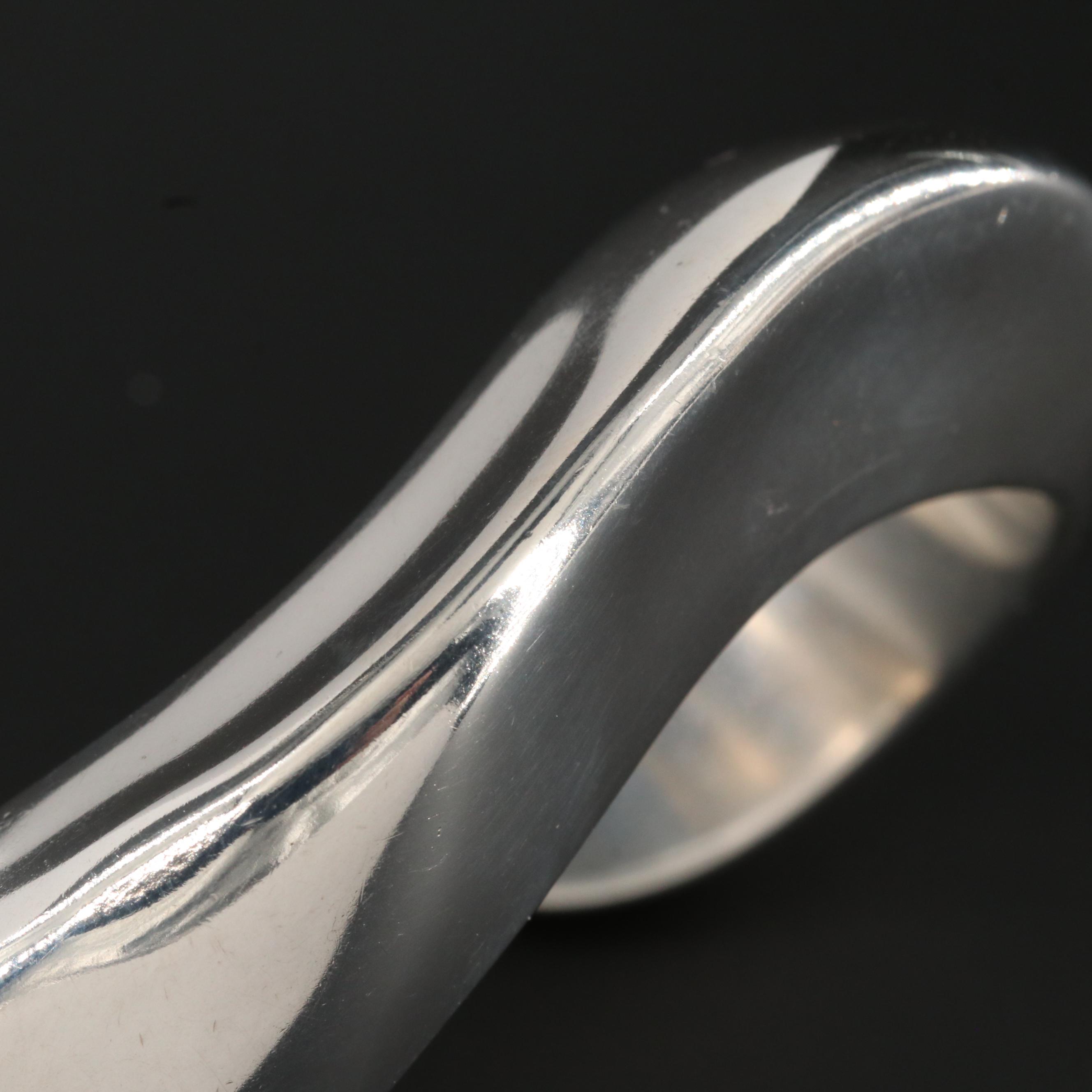 Elsa Peretti for Tiffany & Co. Sterling Silver Swirl Cuff Bracelet