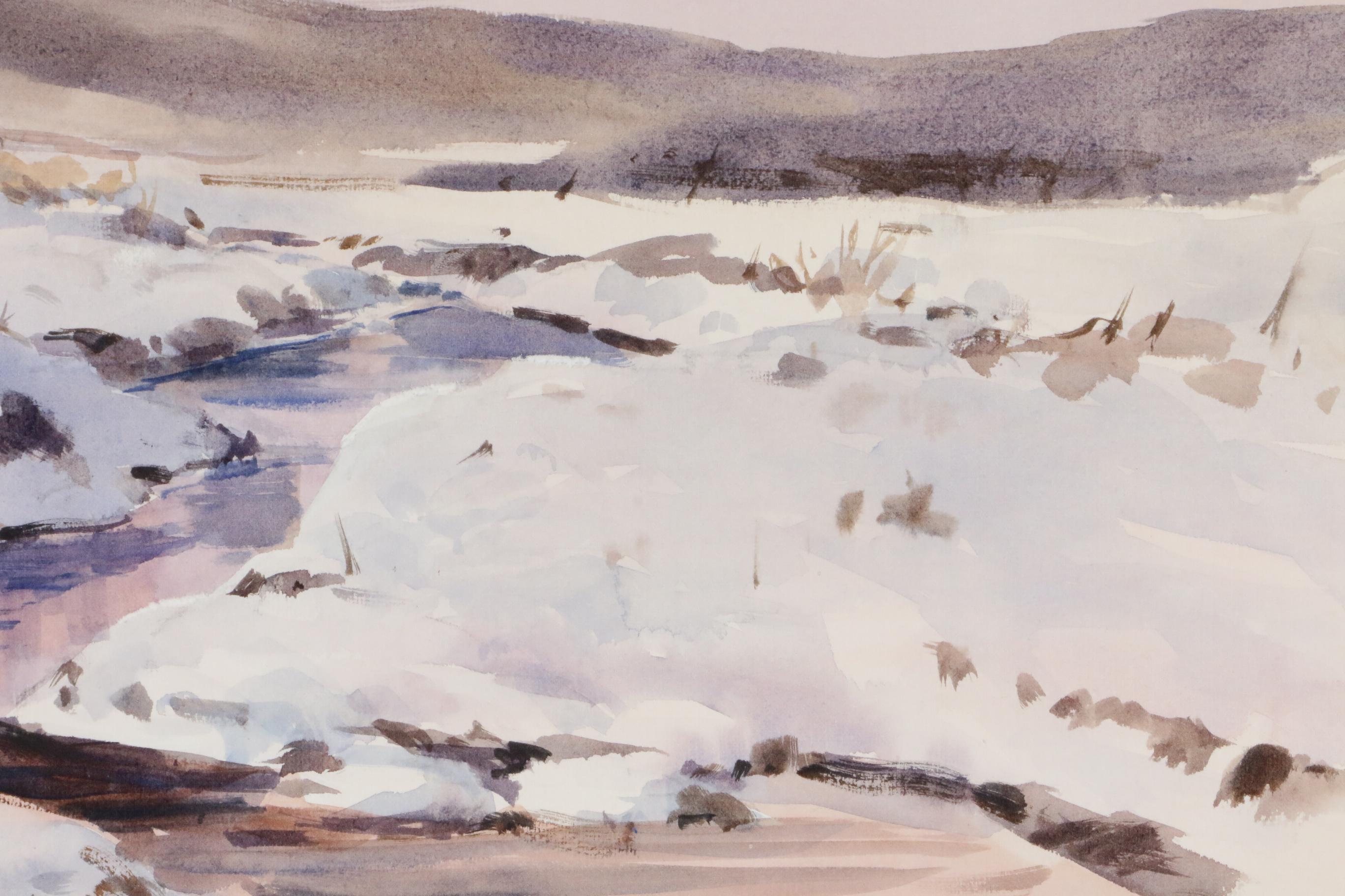 Fritz Hartmann Watercolor Landscape Paintings