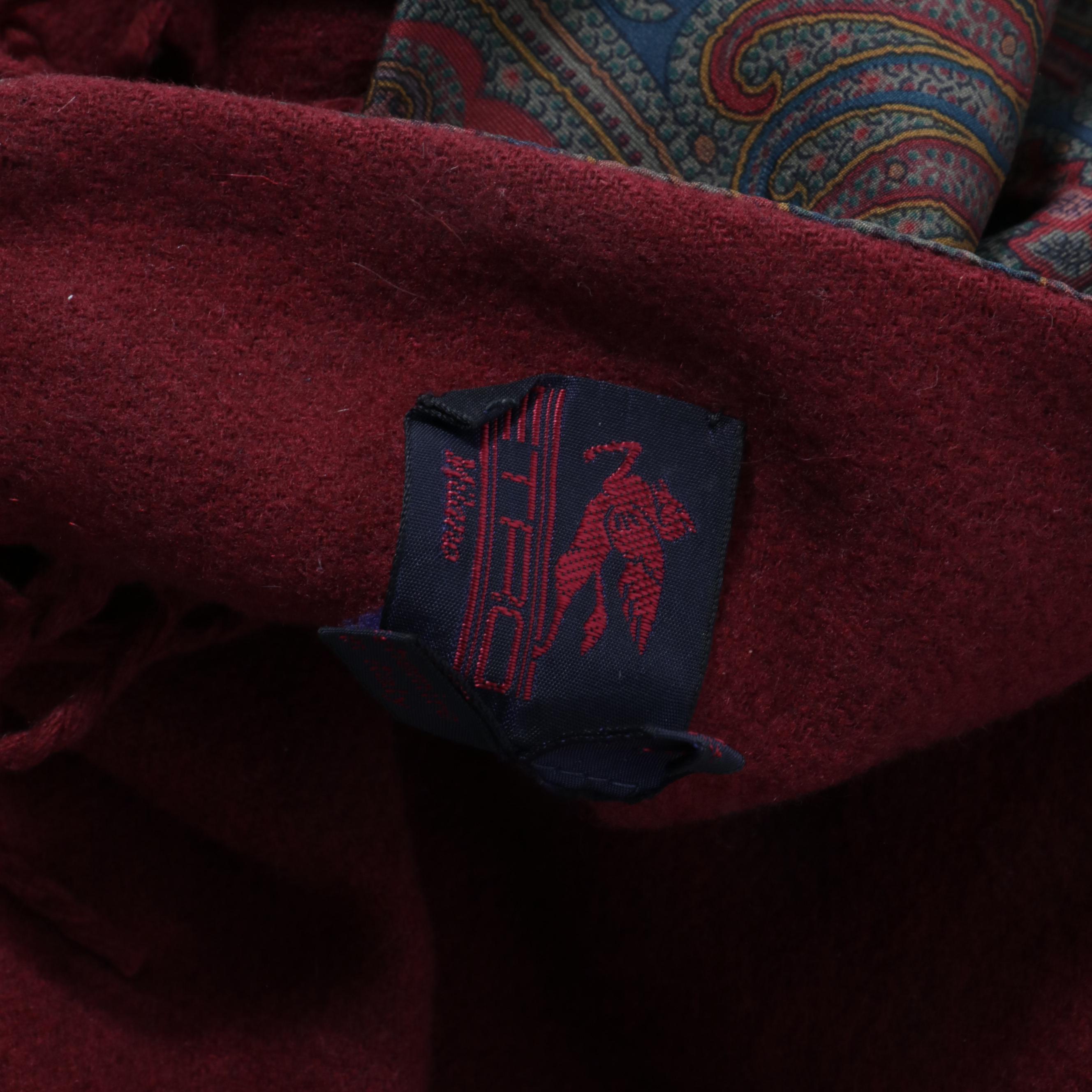 Etro Italian Silk Throw Blanket