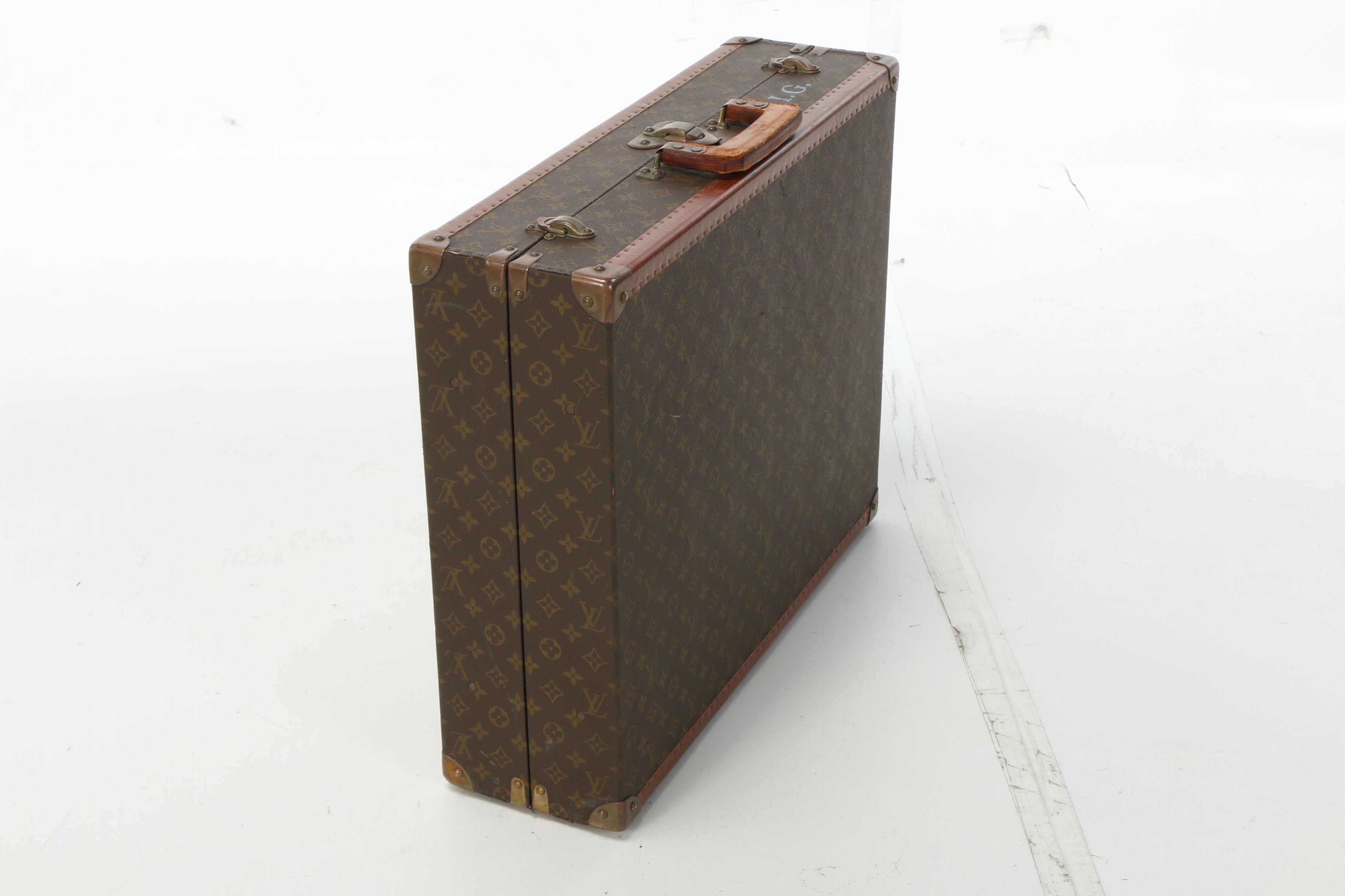 Louis Vuitton Monogram Canvas Hardside Garment Case, 1970s Vintage