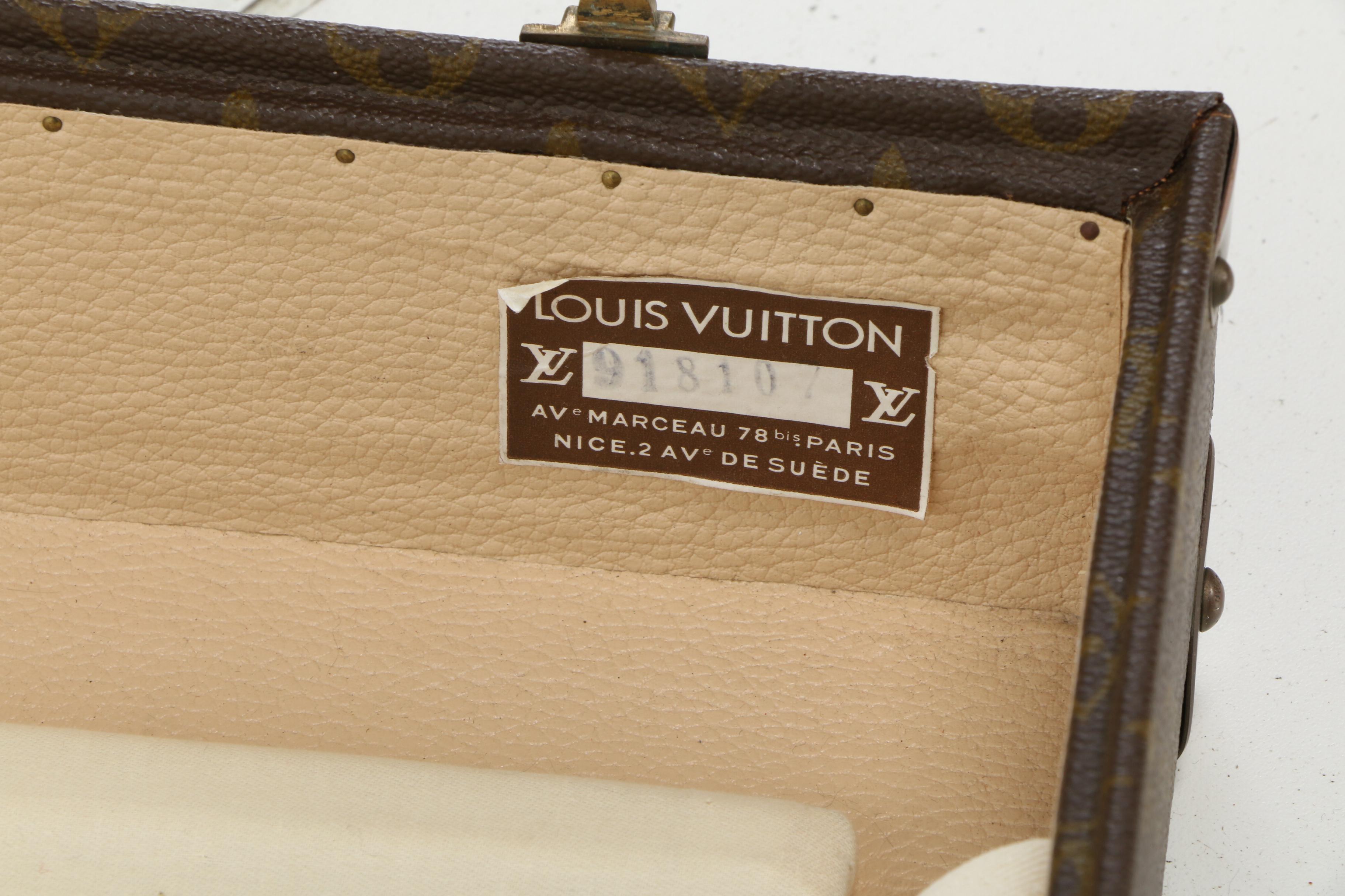 Louis Vuitton Monogram Canvas Hardside Garment Case, 1970s Vintage