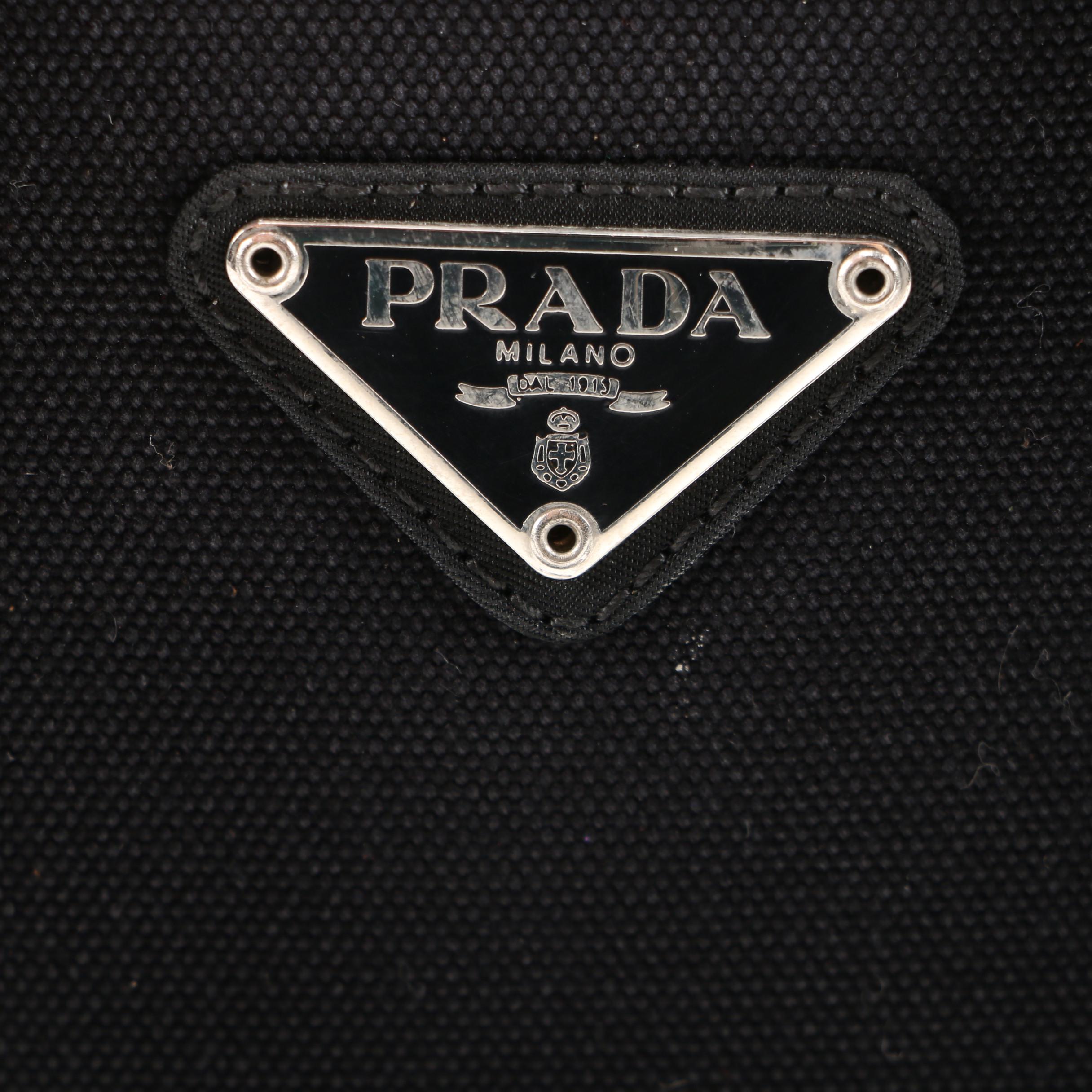 Prada Nero Tessuto Montagna Mini Backpack Purse