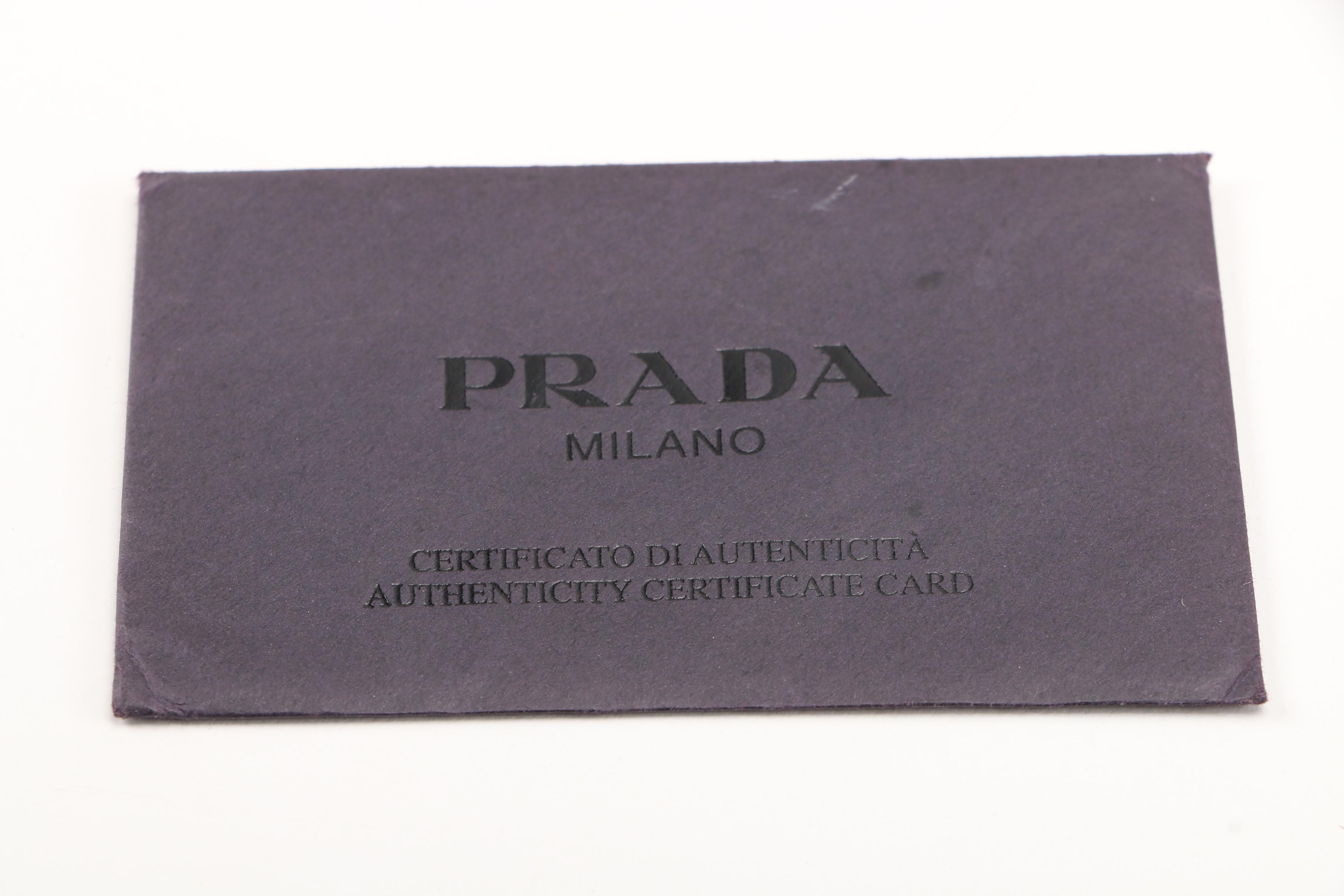 Prada Nero Tessuto Montagna Mini Backpack Purse