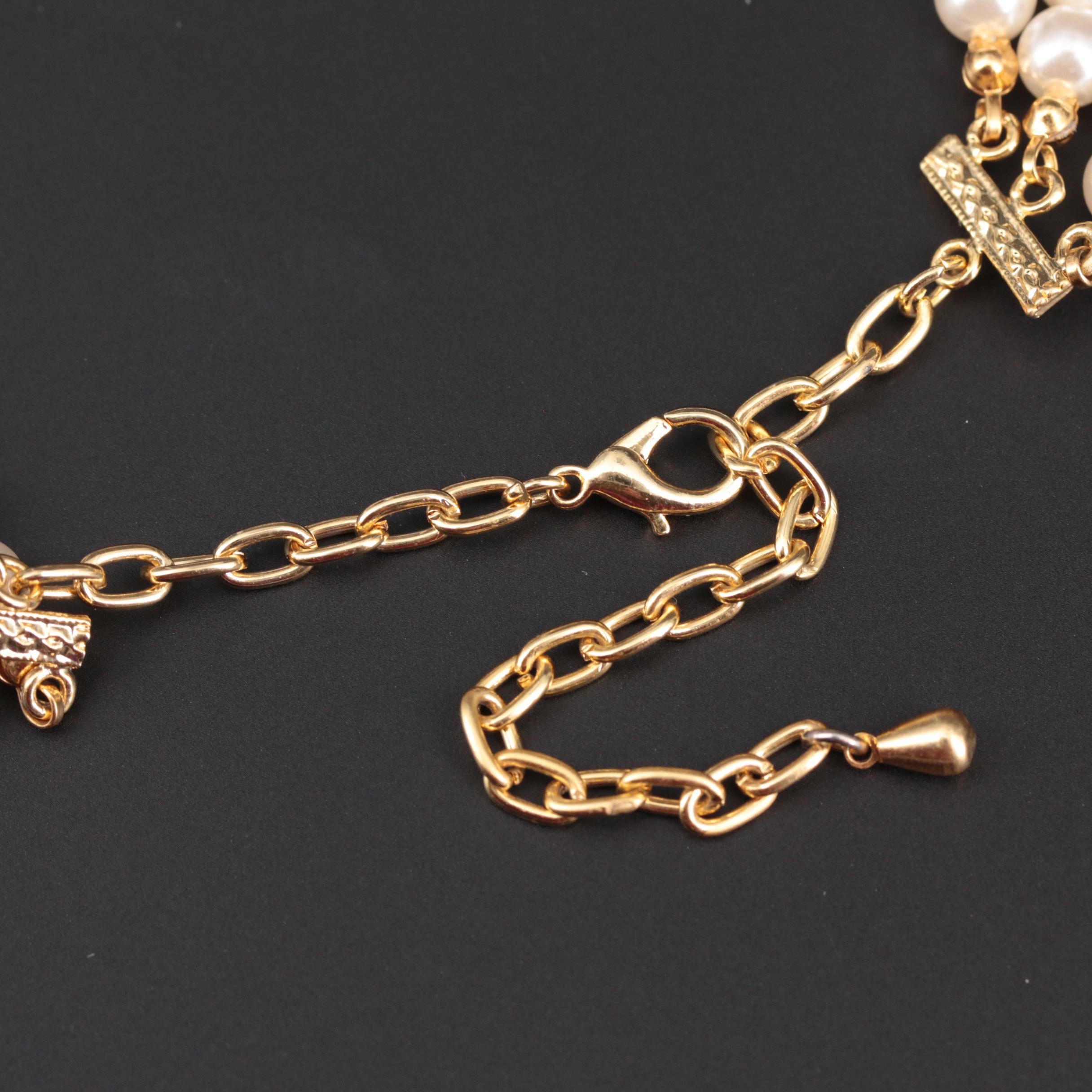 Pearl Multi-Strand Choker Necklace