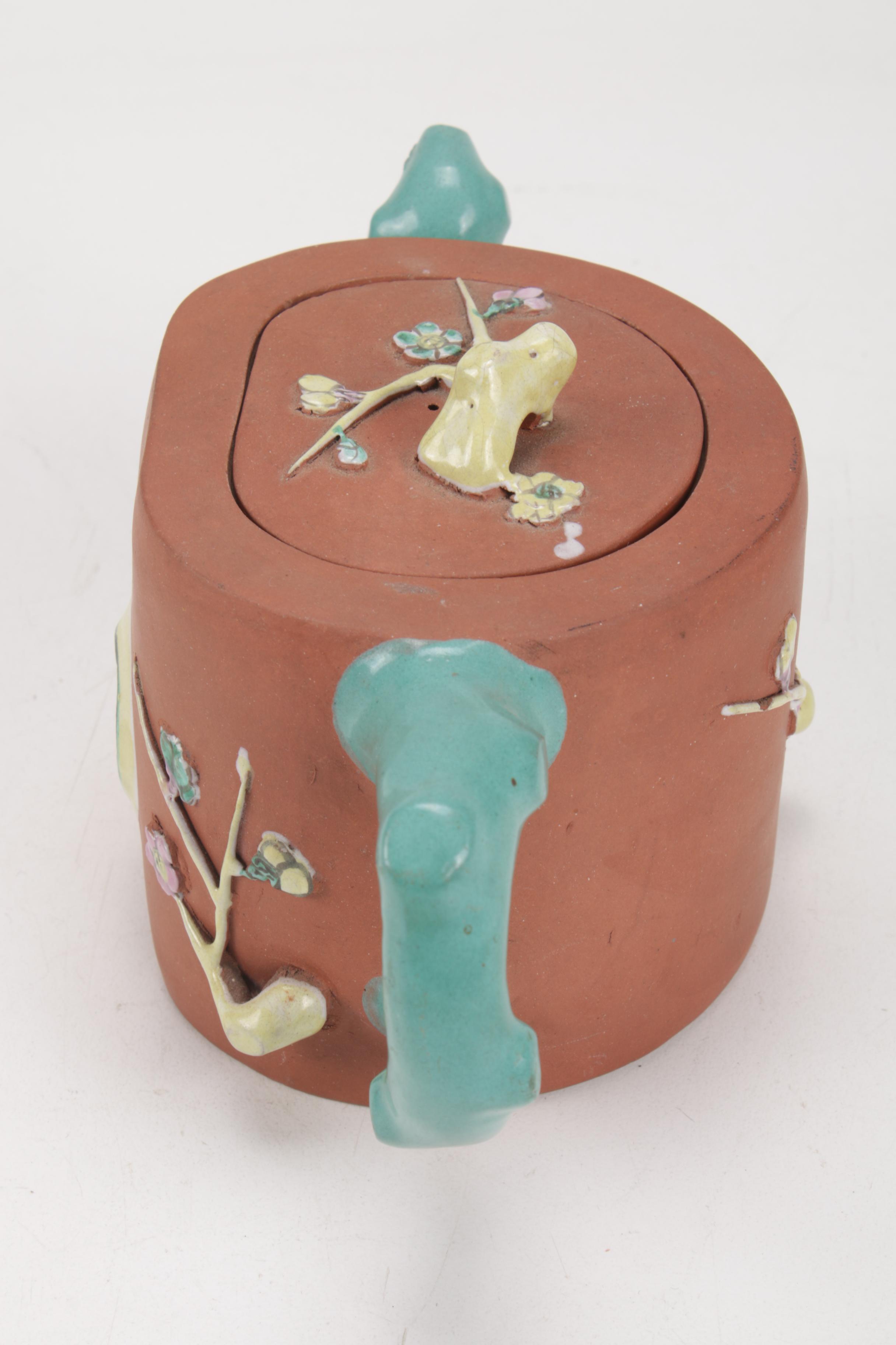 Chinese Red Stoneware Teapot, Late 19th / Early 20th Century