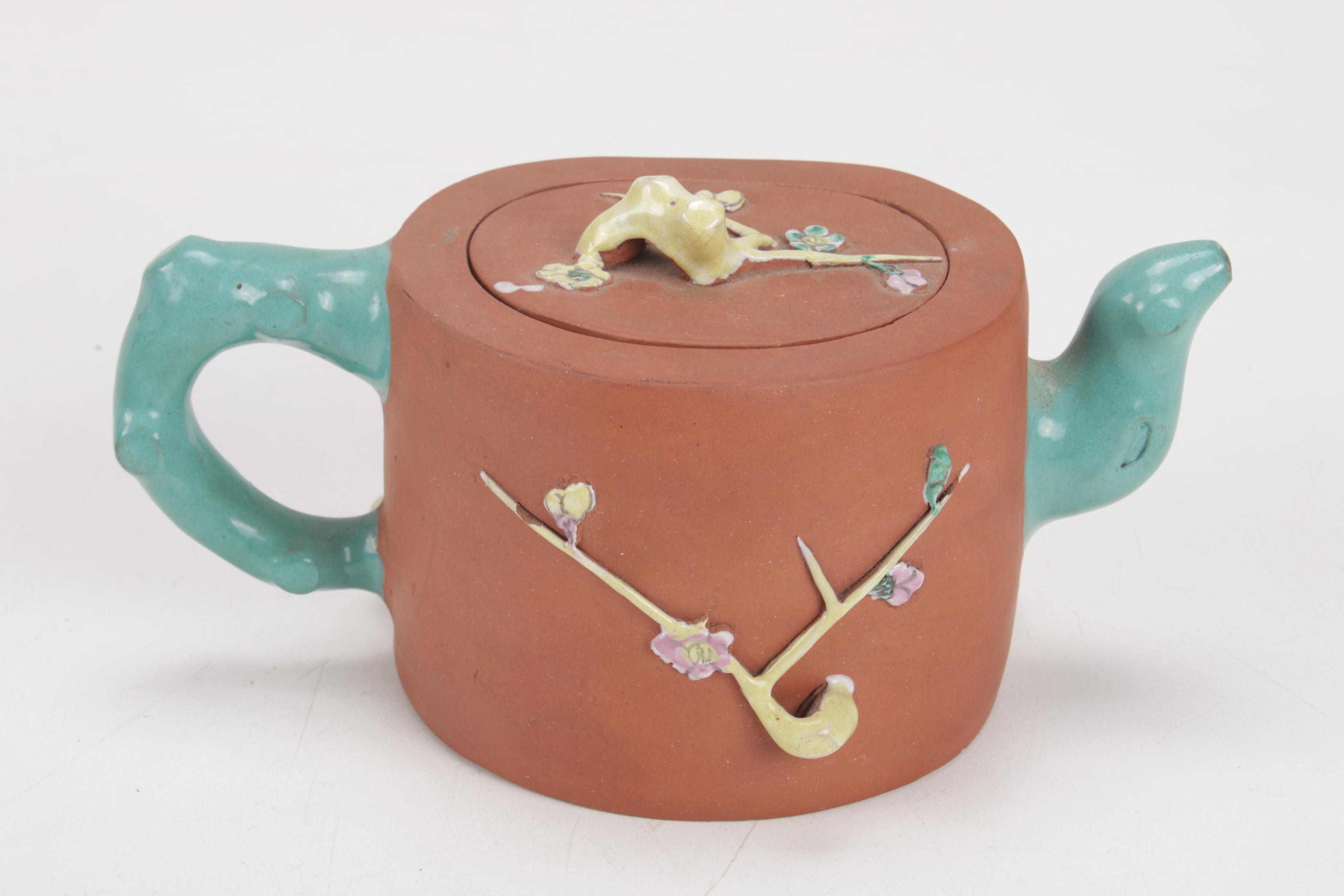 Chinese Red Stoneware Teapot, Late 19th / Early 20th Century