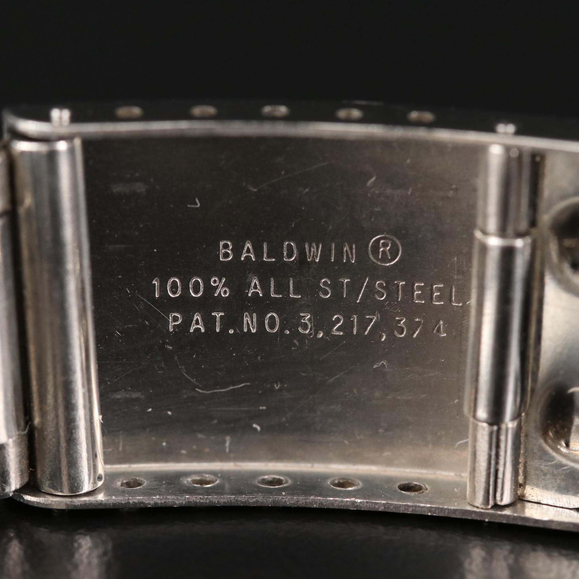 Vintage Wittnauer Day-Date Stainless Steel Automatic Watch