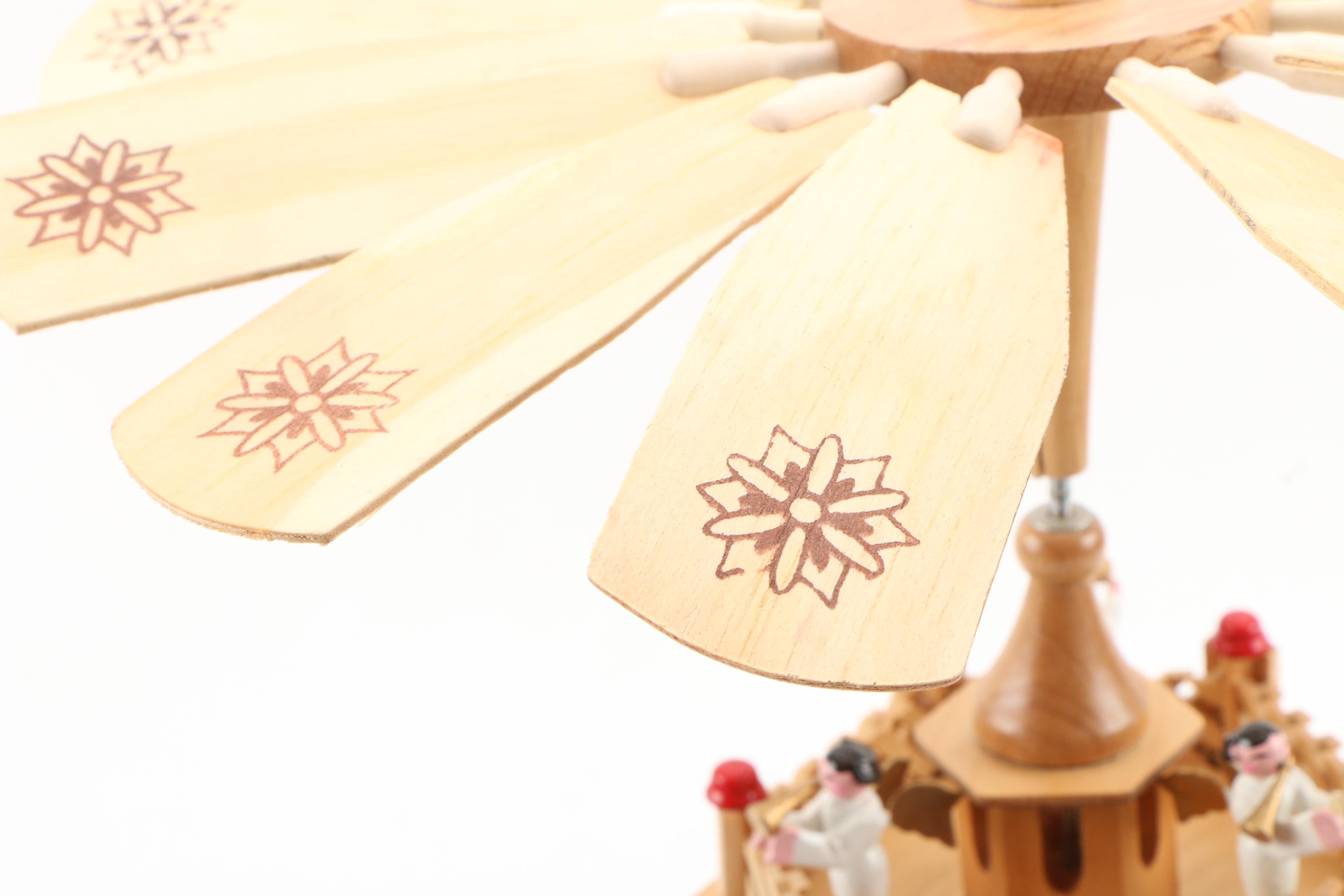 Wooden German Christmas Pyramid