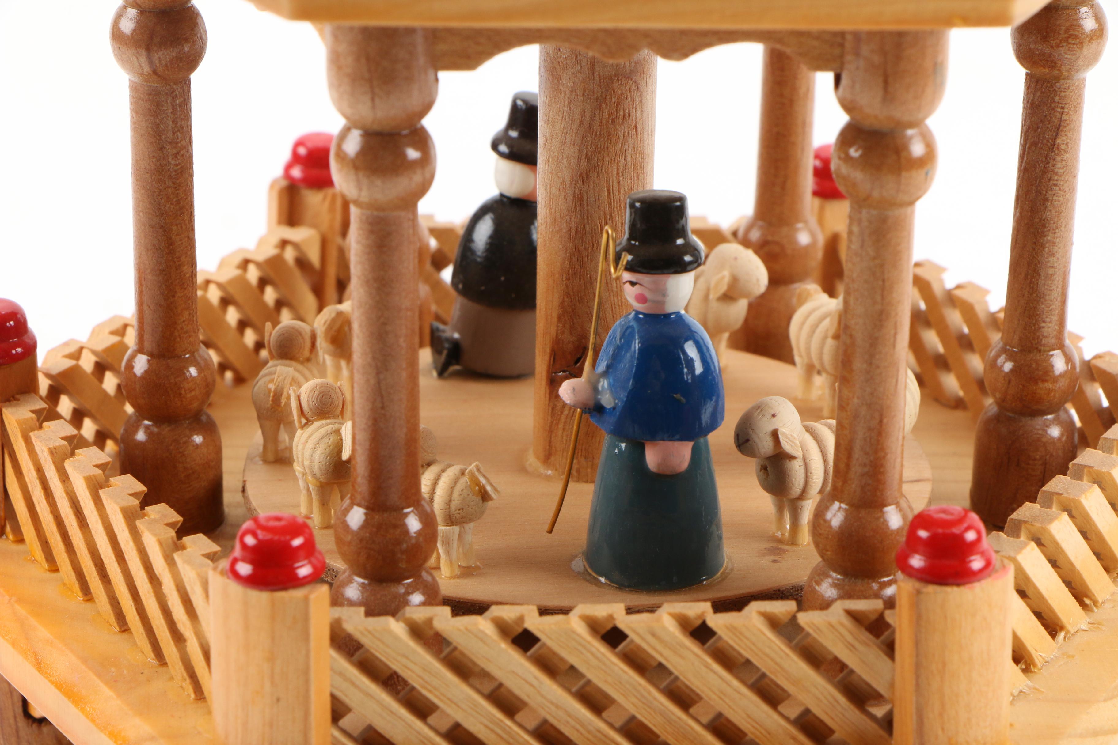 Wooden German Christmas Pyramid