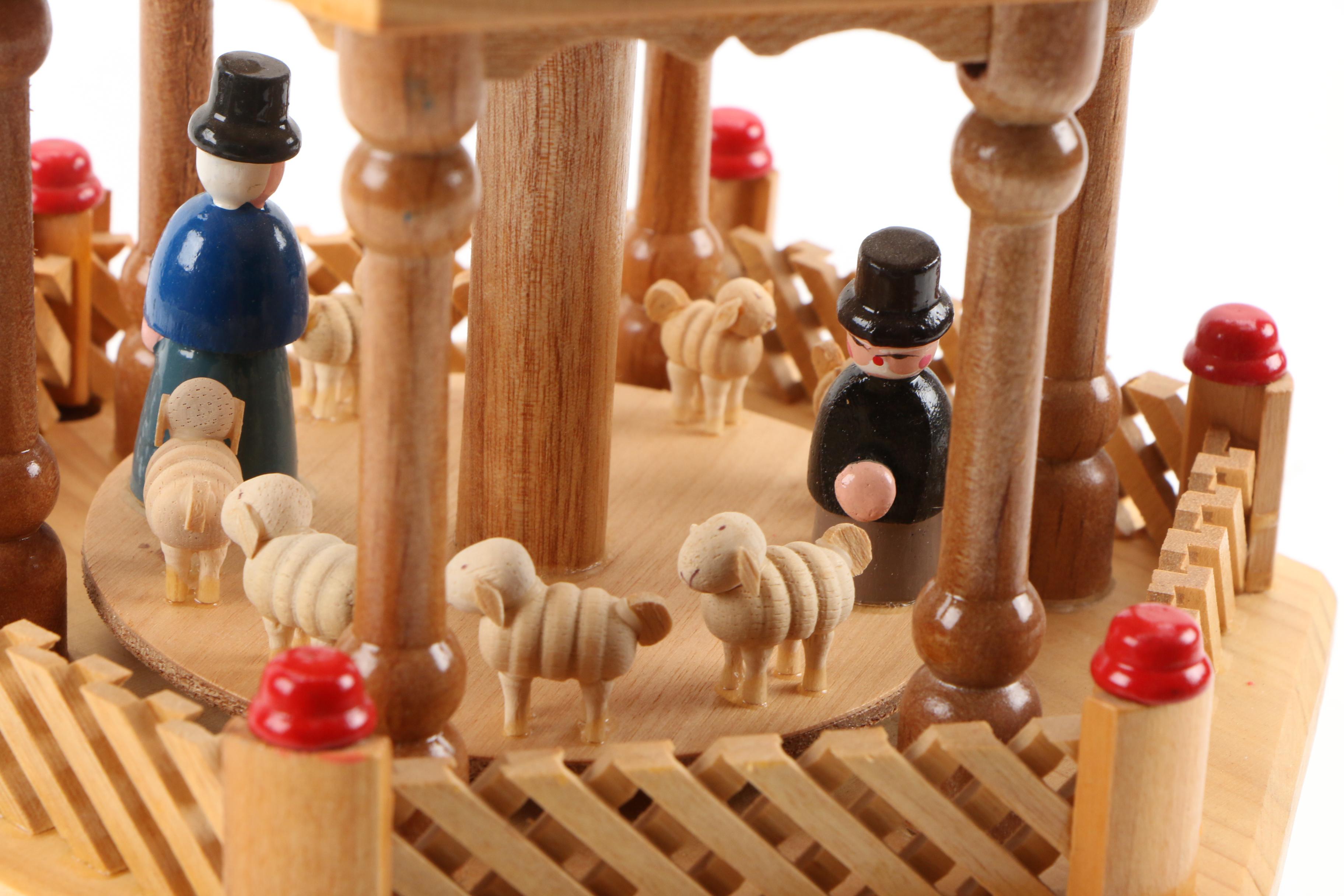 Wooden German Christmas Pyramid