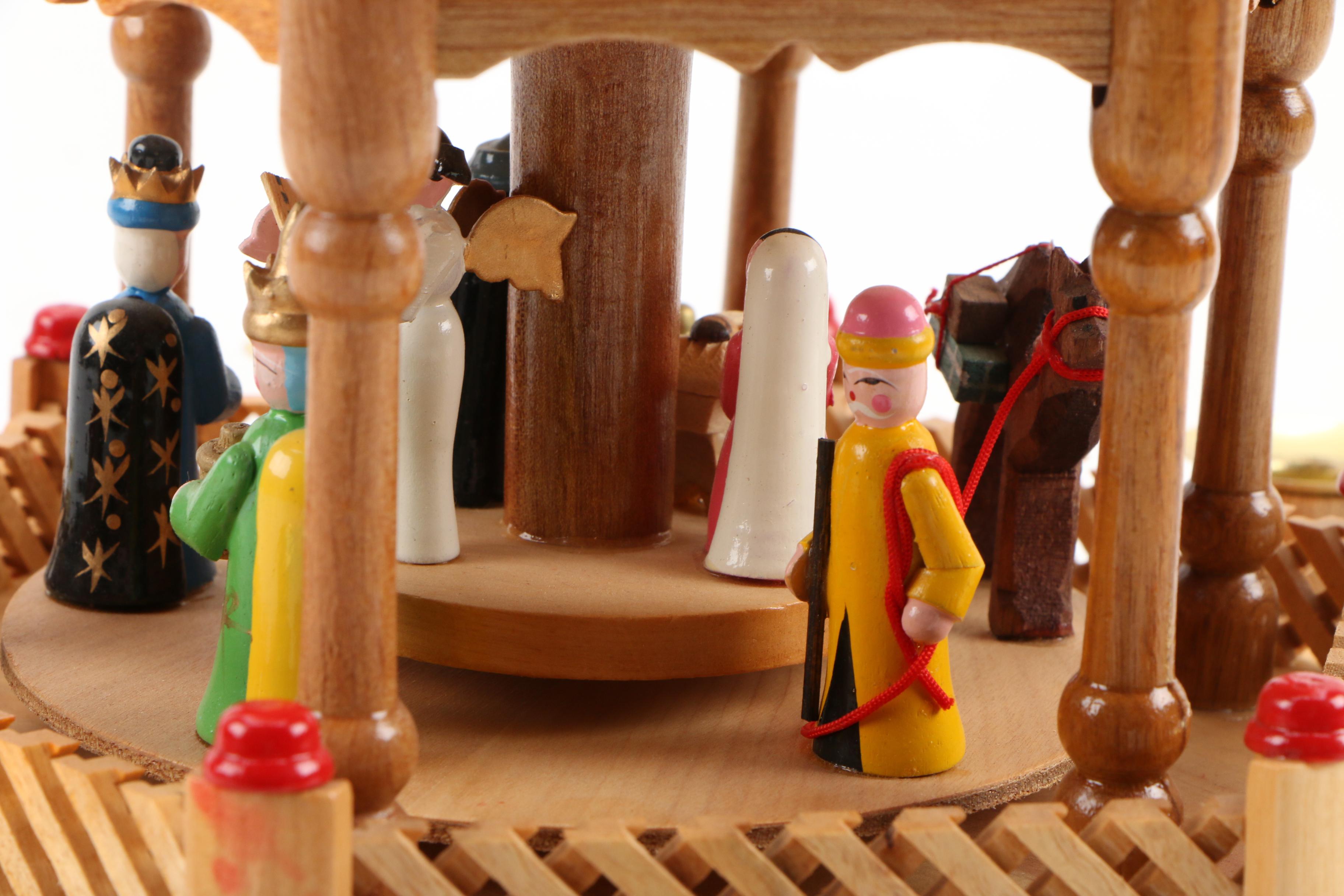 Wooden German Christmas Pyramid