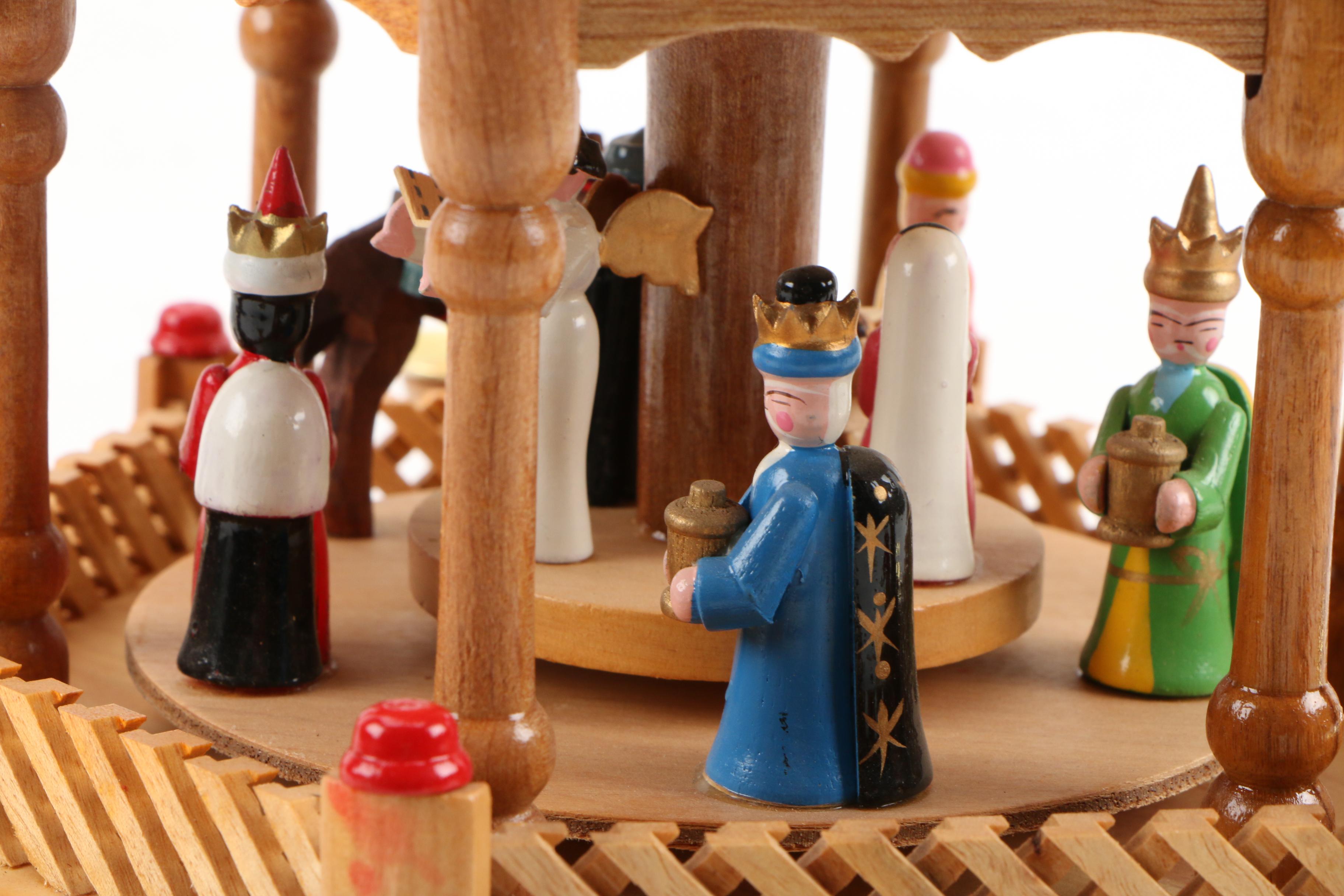 Wooden German Christmas Pyramid